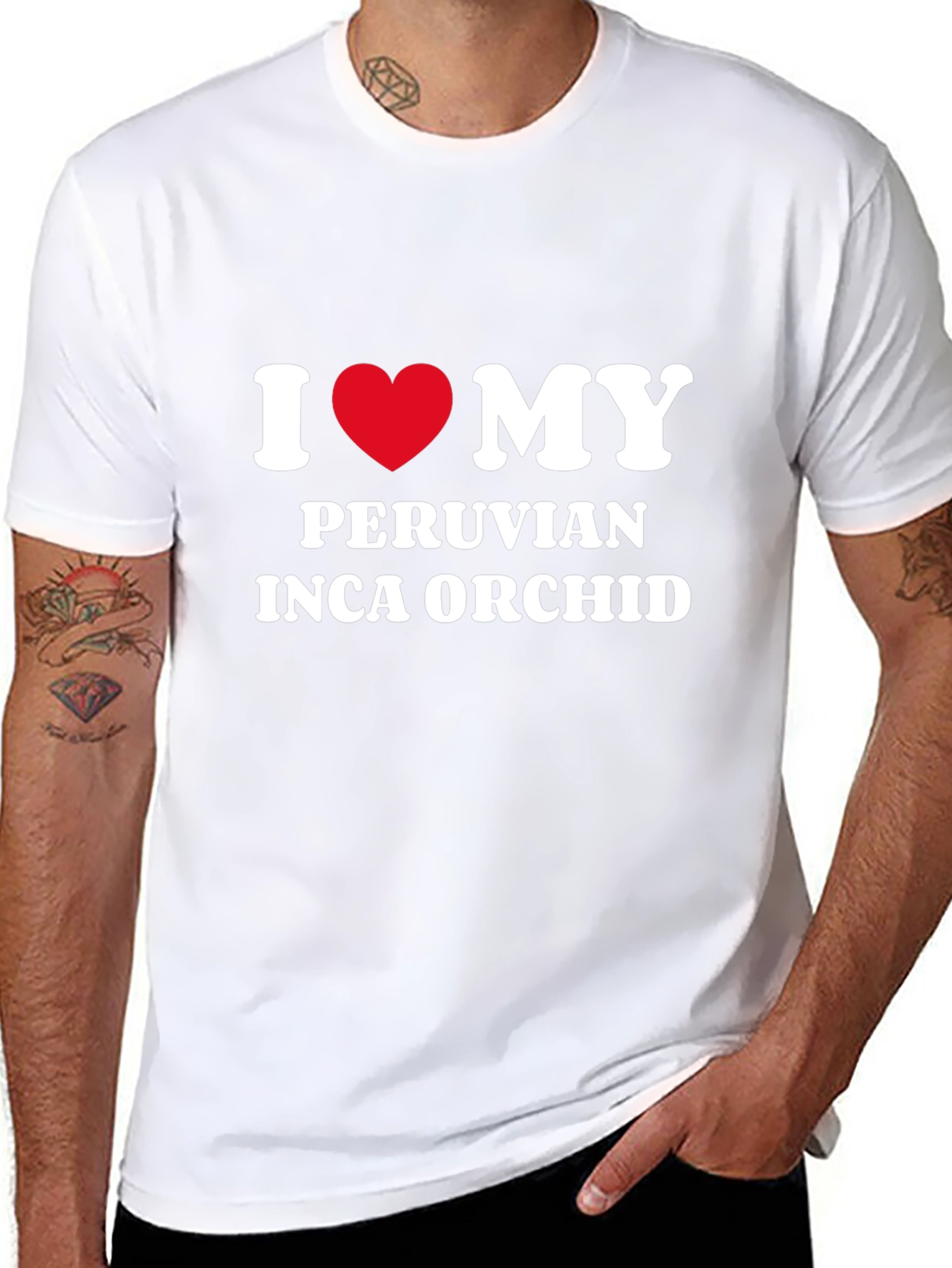 I Heart My Peruvian Inca Orchid T-Shirt