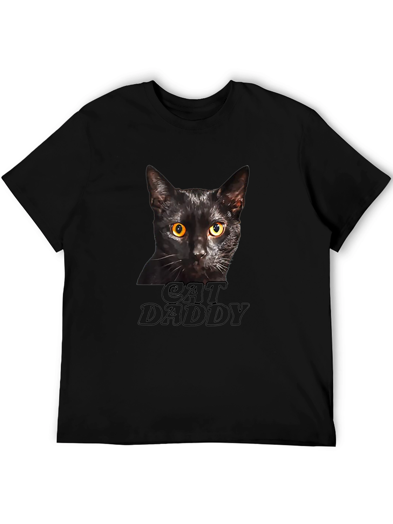 Cat Daddy T-Shirt - Black Cat Lover Tee
