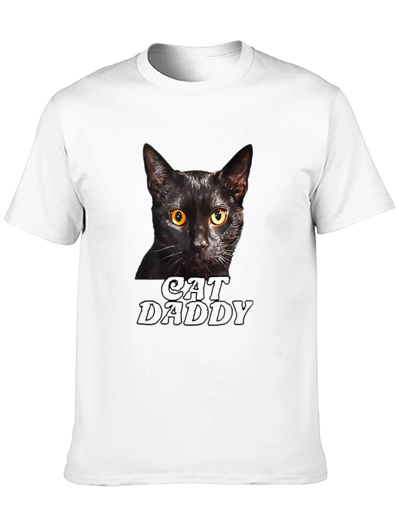 Cat Daddy T-Shirt - Black Cat Lover Tee