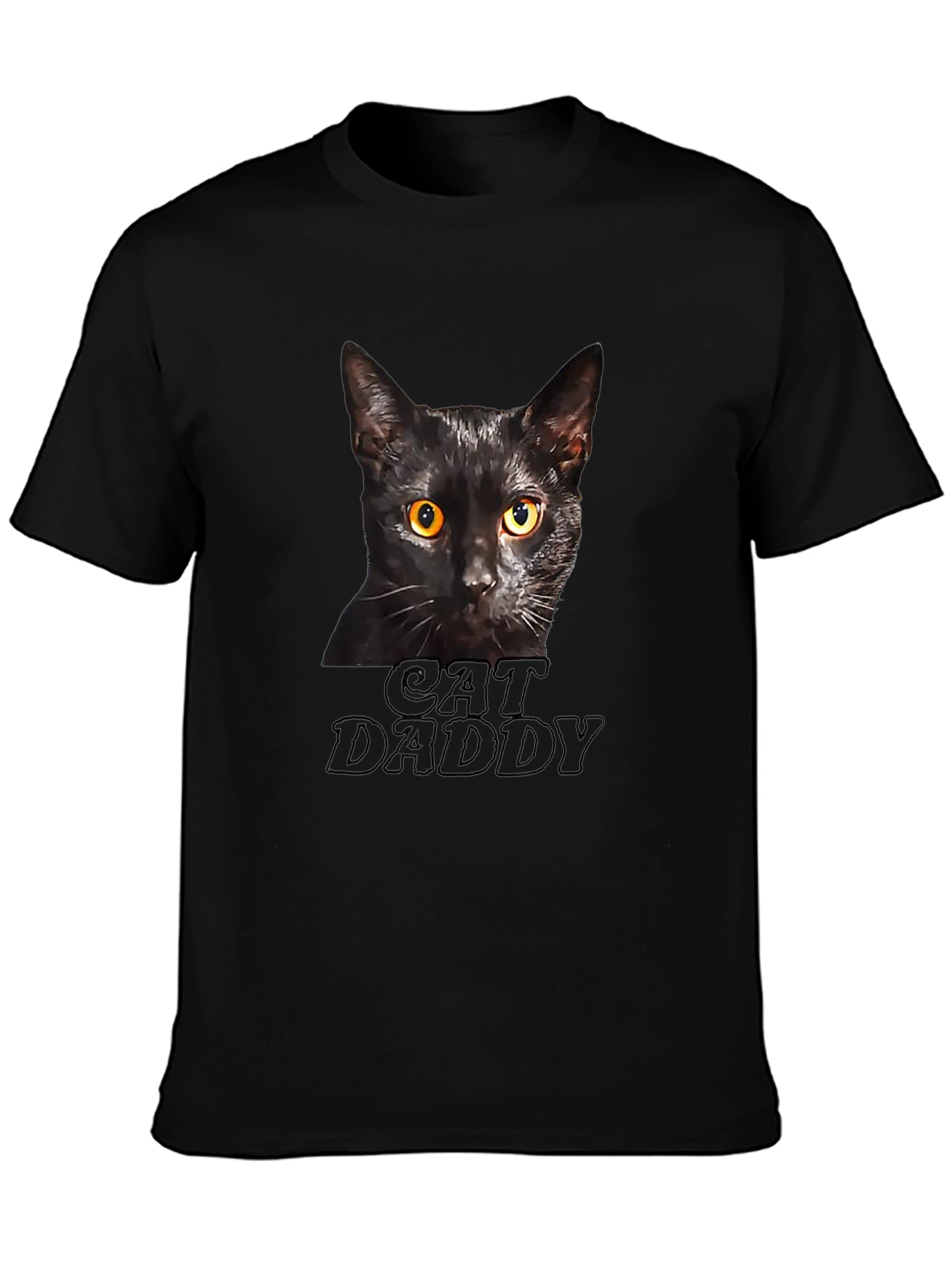 Cat Daddy T-Shirt - Black Cat Lover Tee