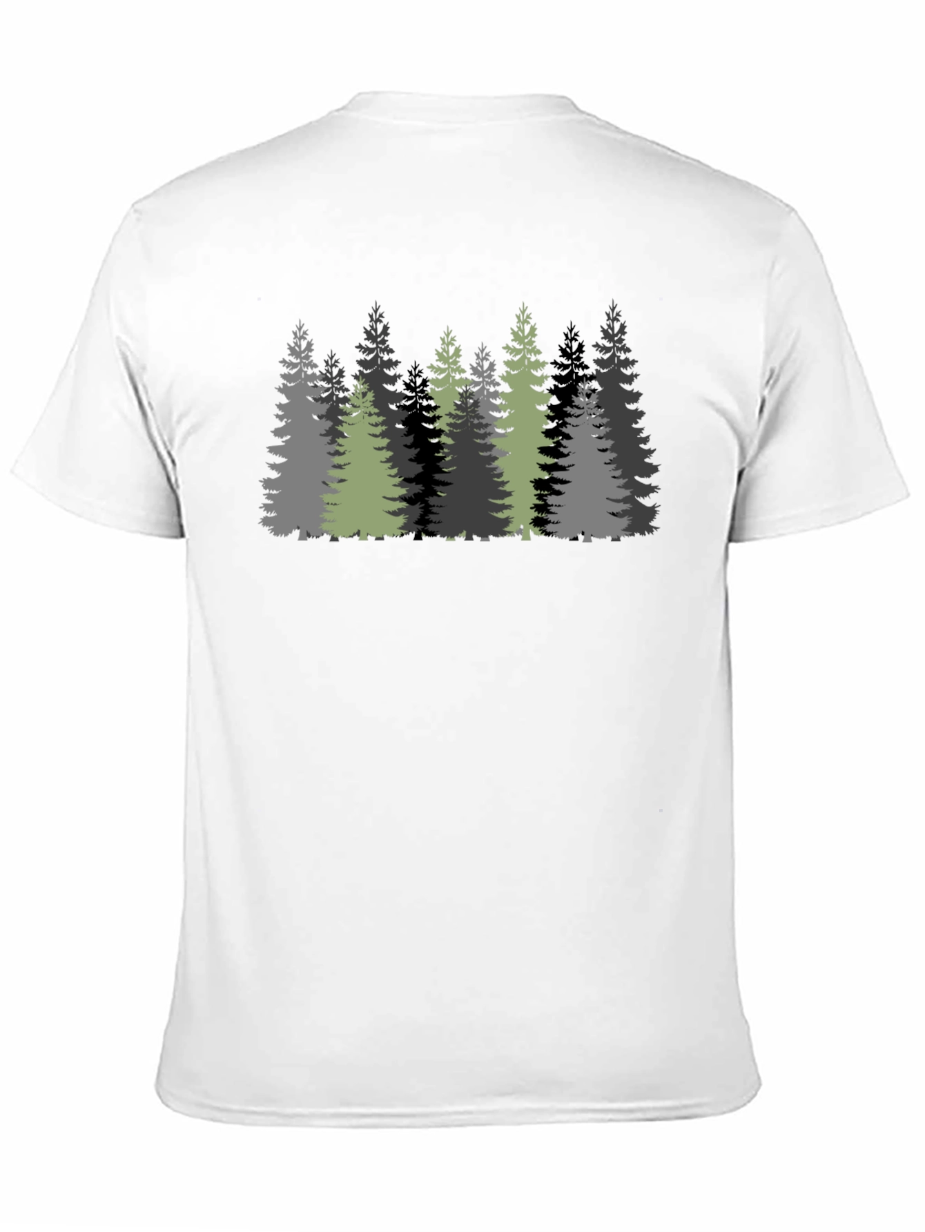 Forest Graphic Black Tee - Nature Inspired T-Shirt