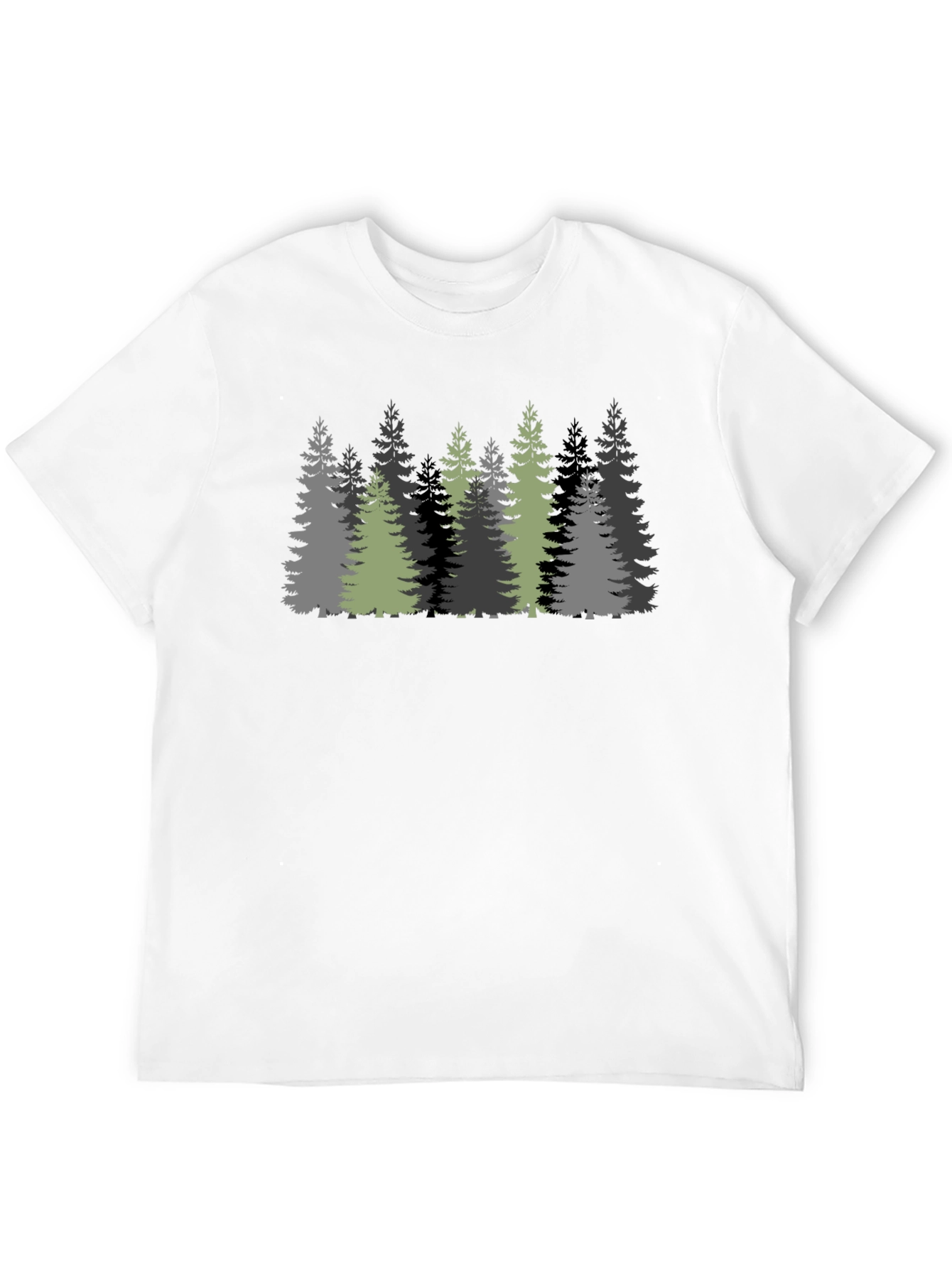Forest Graphic Black Tee - Nature Inspired T-Shirt
