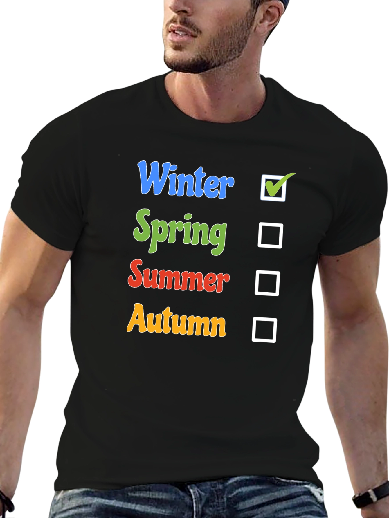 Seasons T-Shirt: Winter Spring Summer Autumn