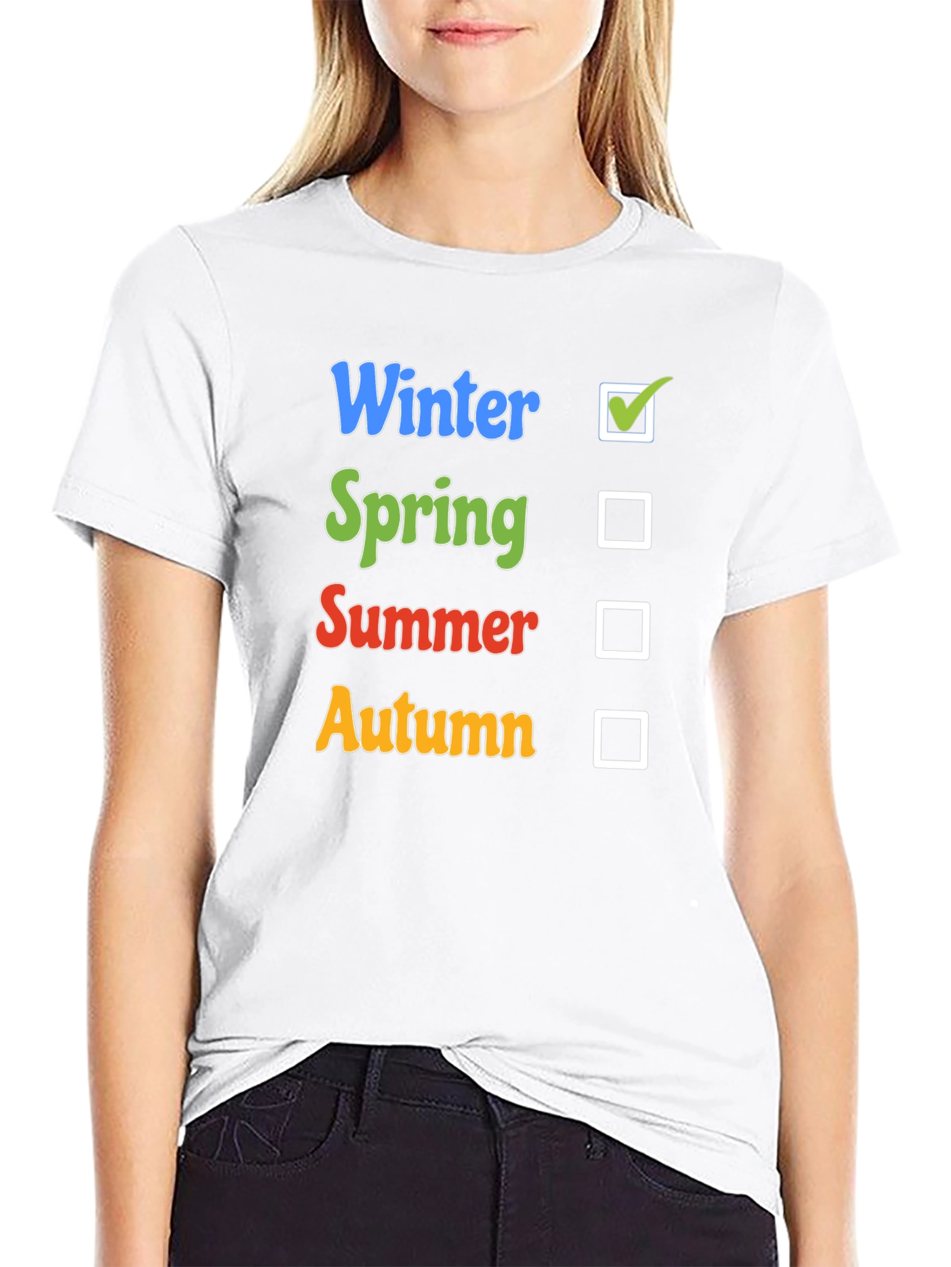 Seasons T-Shirt: Winter Spring Summer Autumn