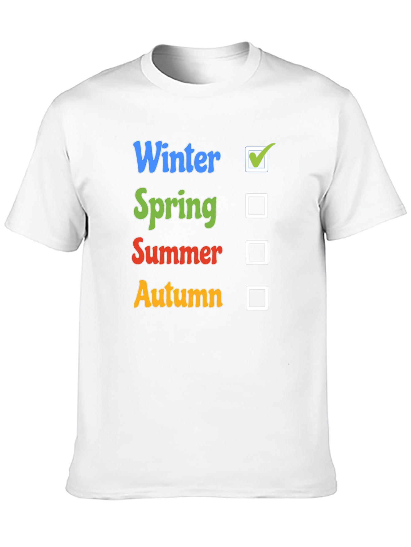 Seasons T-Shirt: Winter Spring Summer Autumn