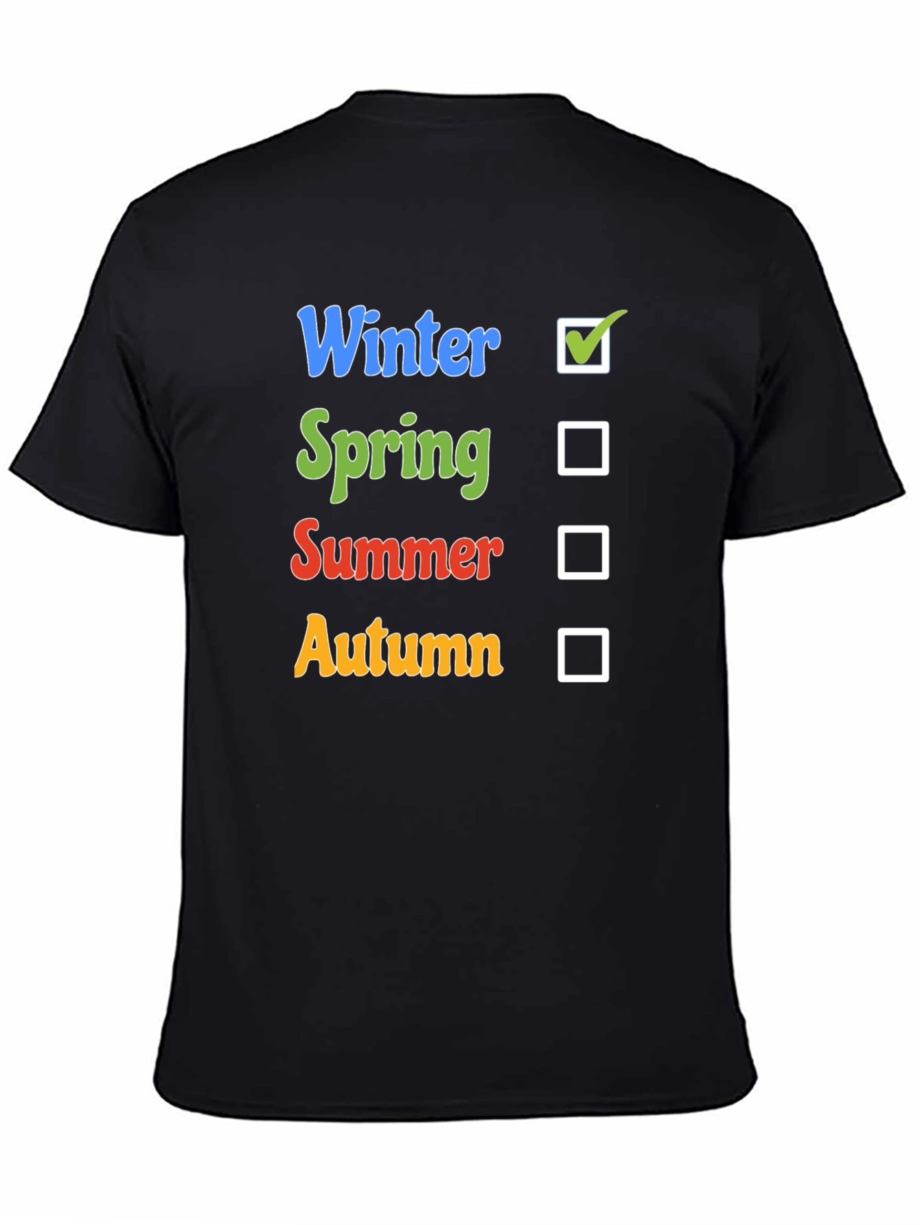 Seasons T-Shirt: Winter Spring Summer Autumn