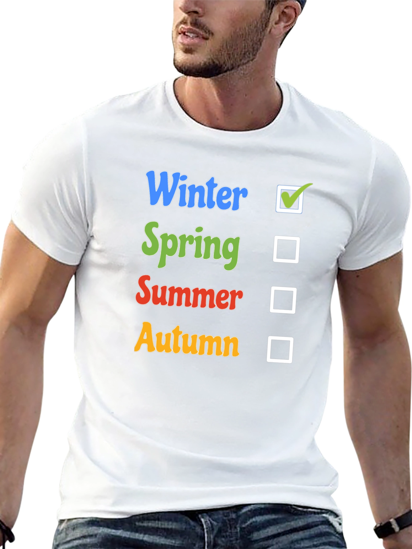Seasons T-Shirt: Winter Spring Summer Autumn