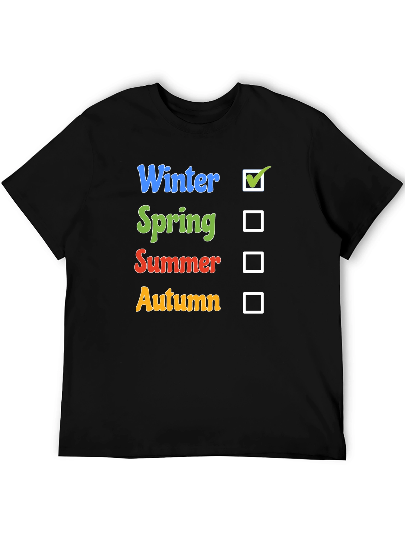 Seasons T-Shirt: Winter Spring Summer Autumn