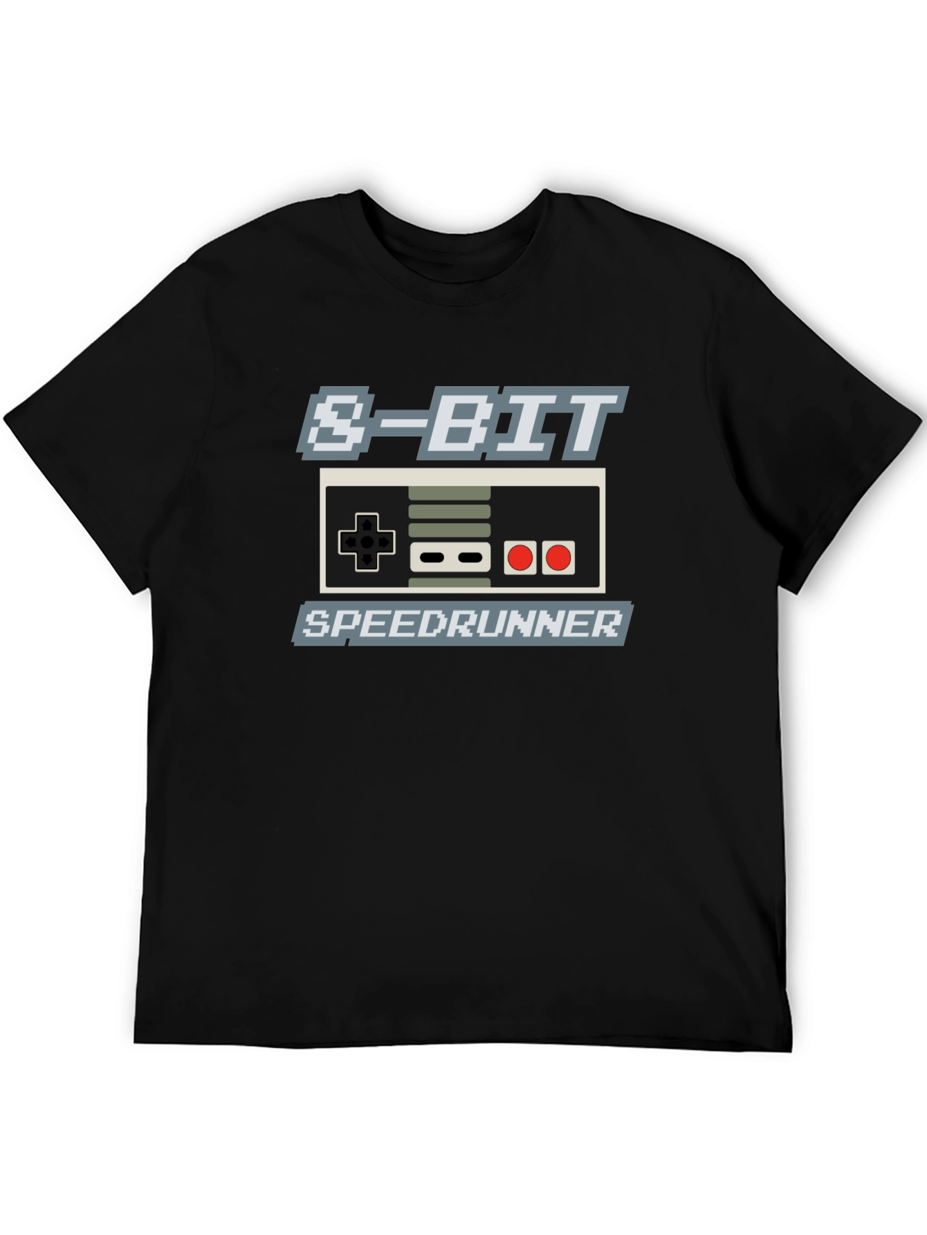 8-Bit Speedrunner T-Shirt - Retro Gaming Style