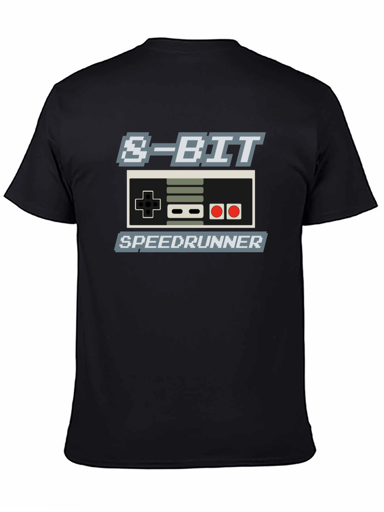 8-Bit Speedrunner T-Shirt - Retro Gaming Style