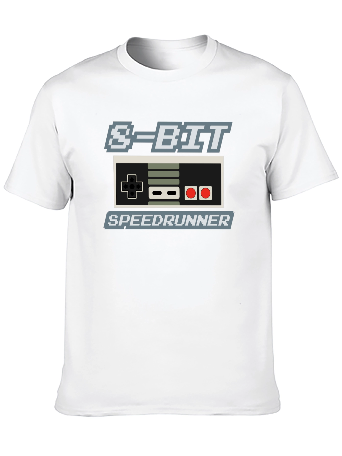 8-Bit Speedrunner T-Shirt - Retro Gaming Style