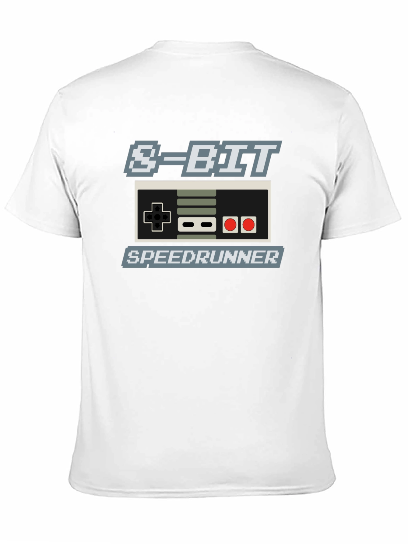 8-Bit Speedrunner T-Shirt - Retro Gaming Style