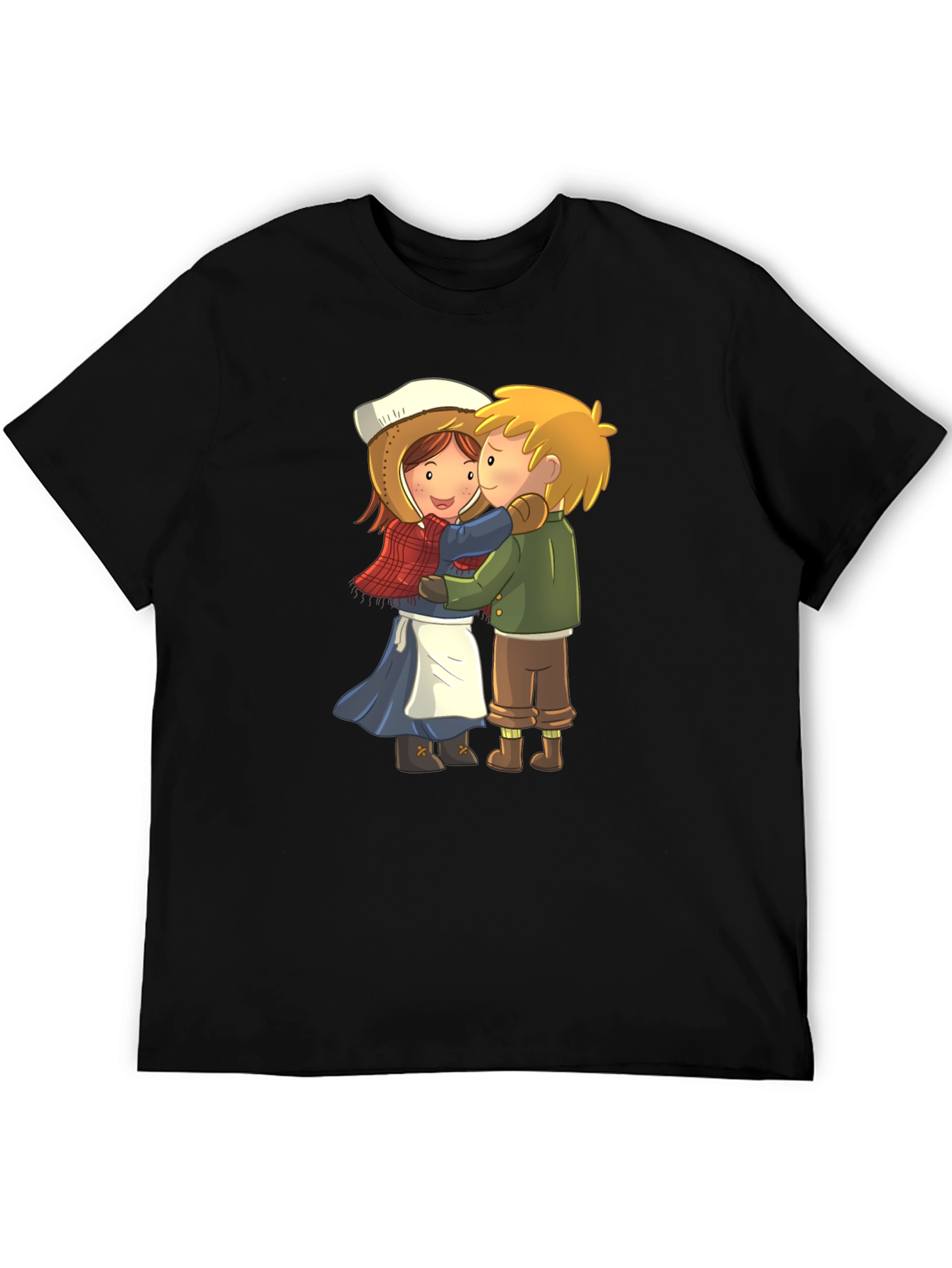 Cartoon Hug Graphic Tee