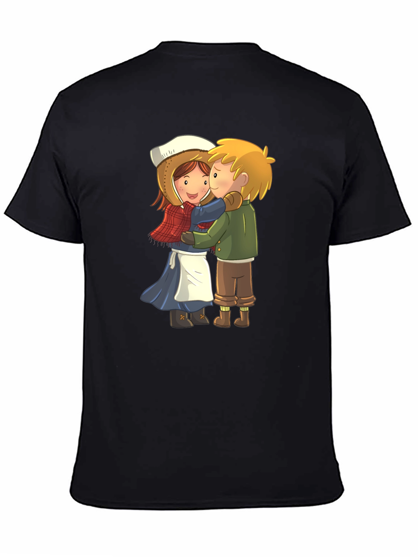 Cartoon Hug Graphic Tee