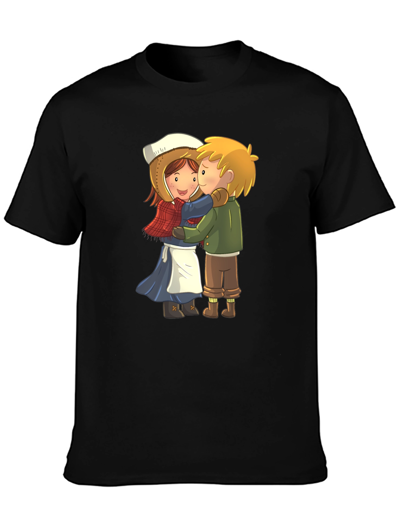 Cartoon Hug Graphic Tee