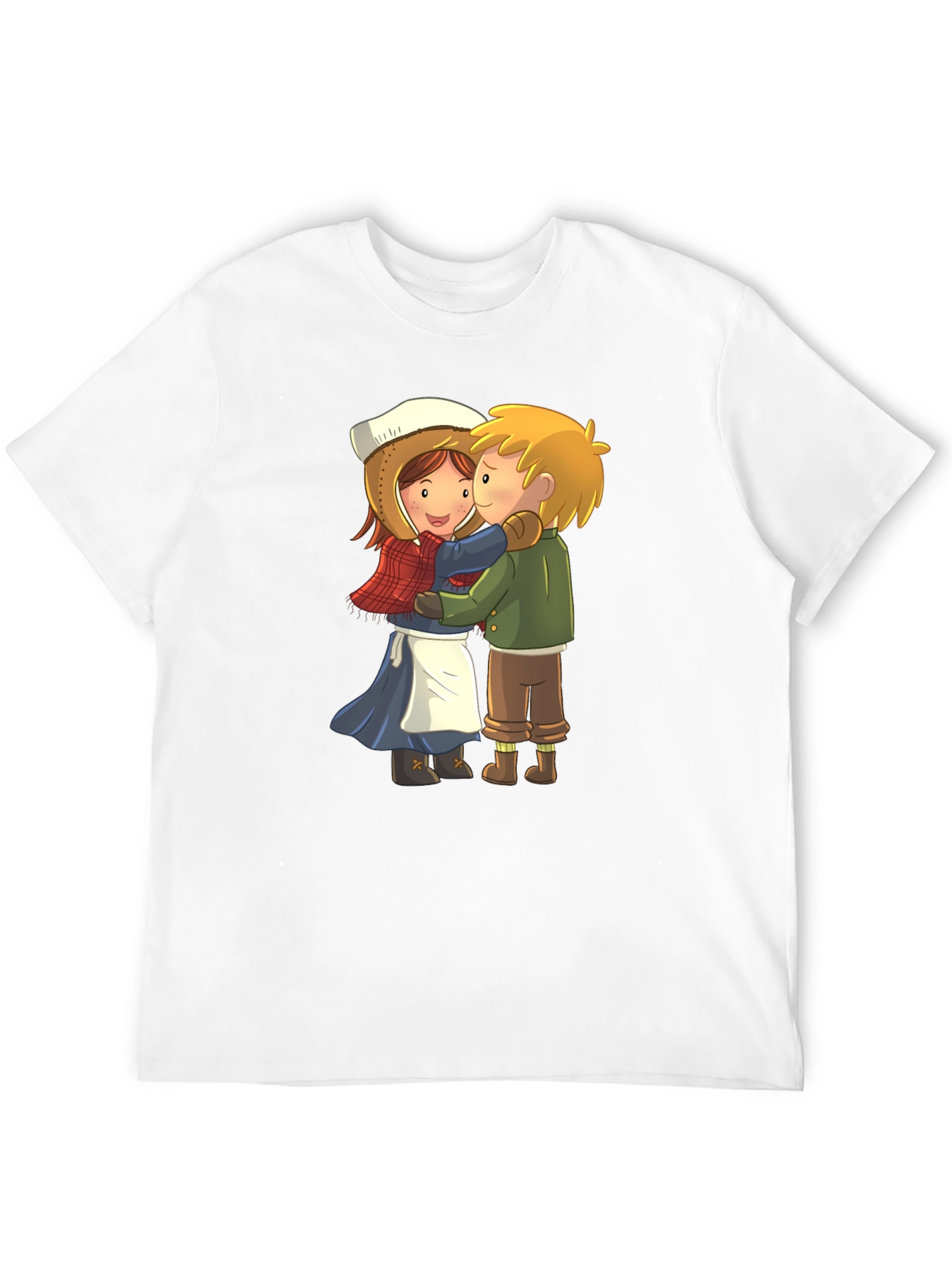 Cartoon Hug Graphic Tee