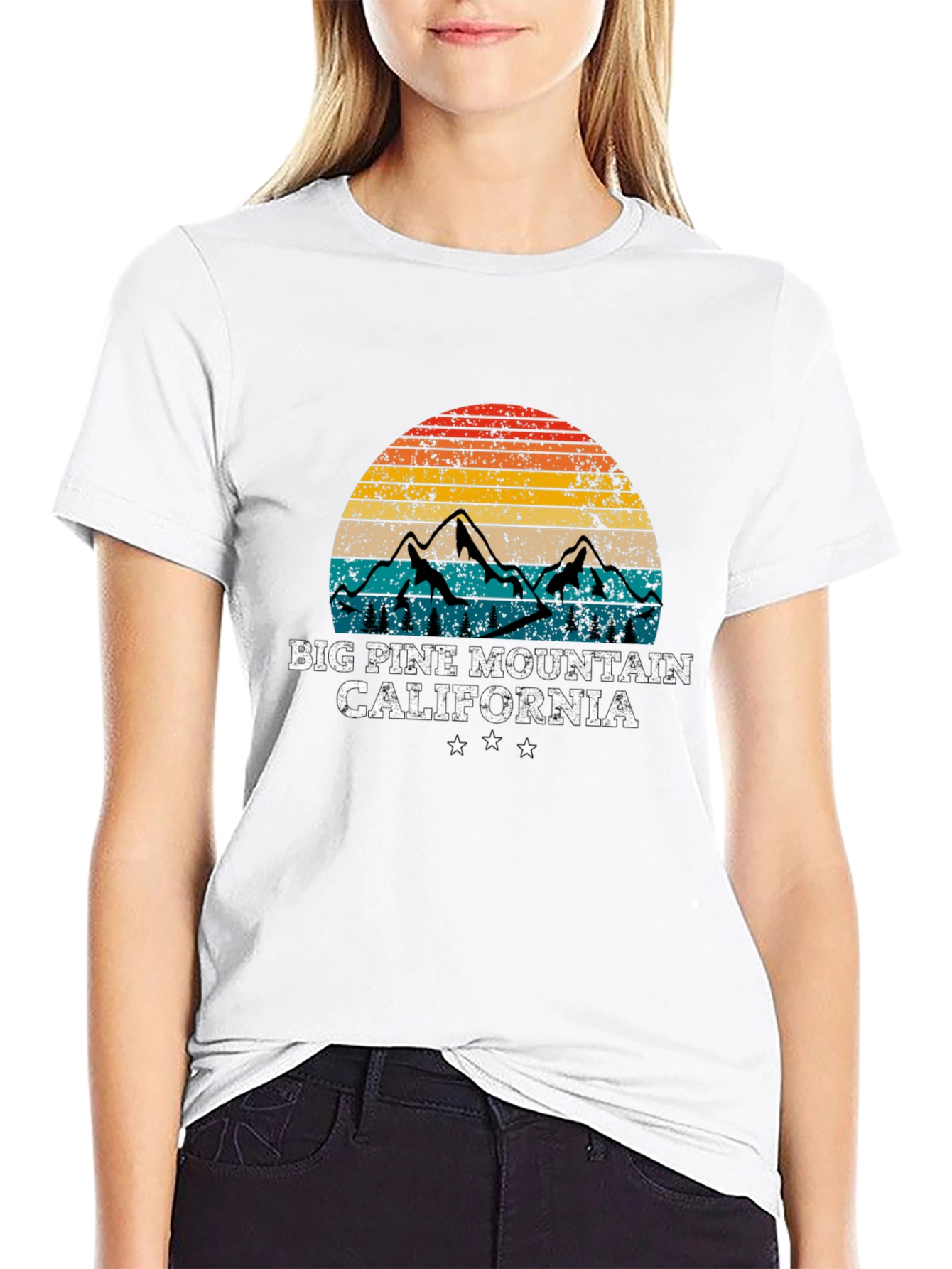 Big Pine Mountain Retro Graphic Tee