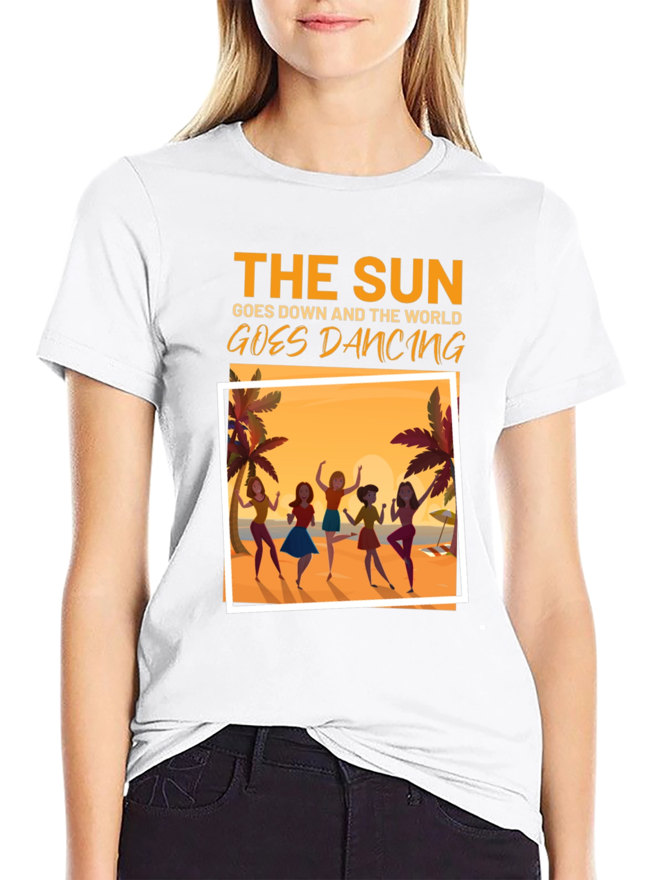 The Sun Goes Down Dancing Graphic Tee