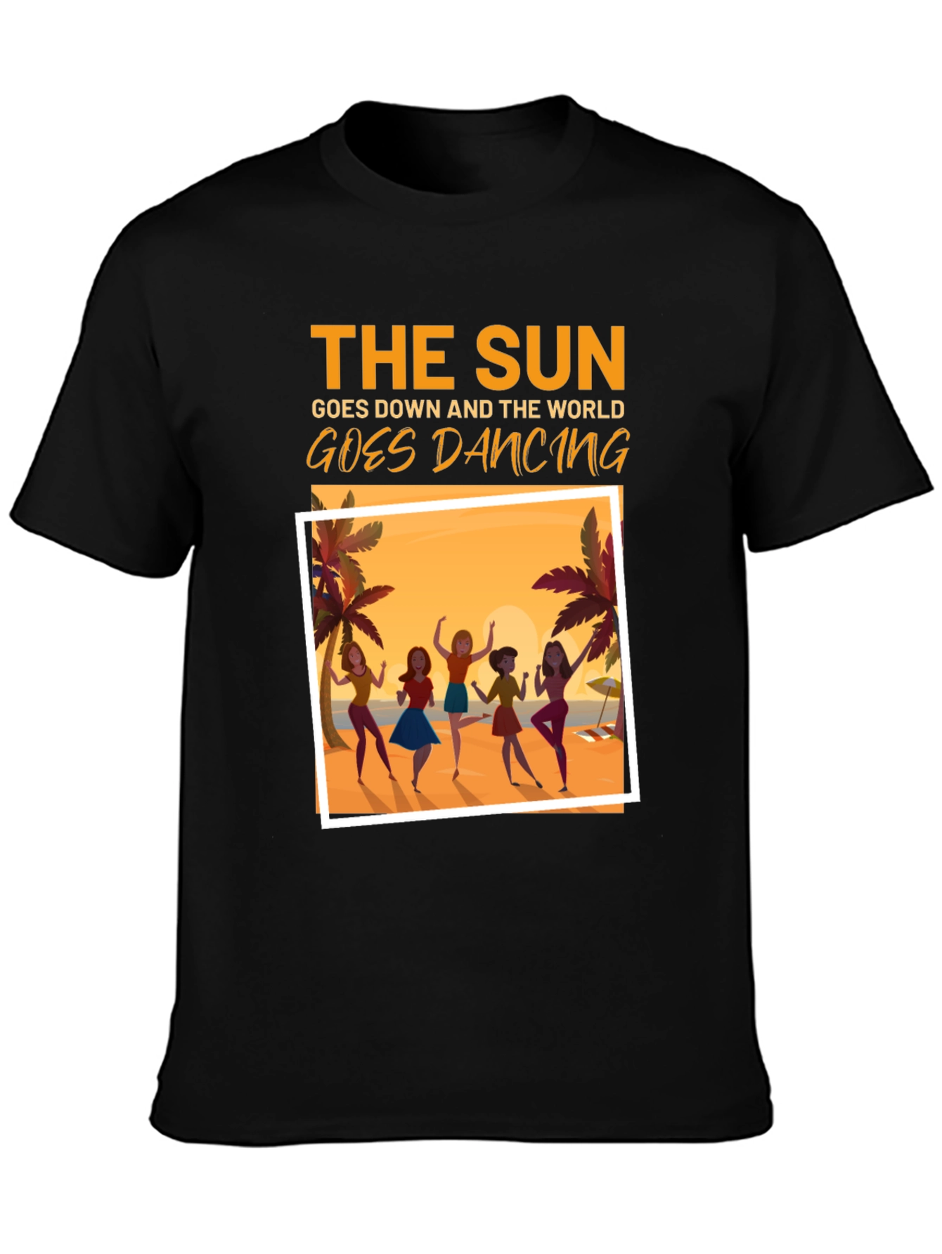 The Sun Goes Down Dancing Graphic Tee