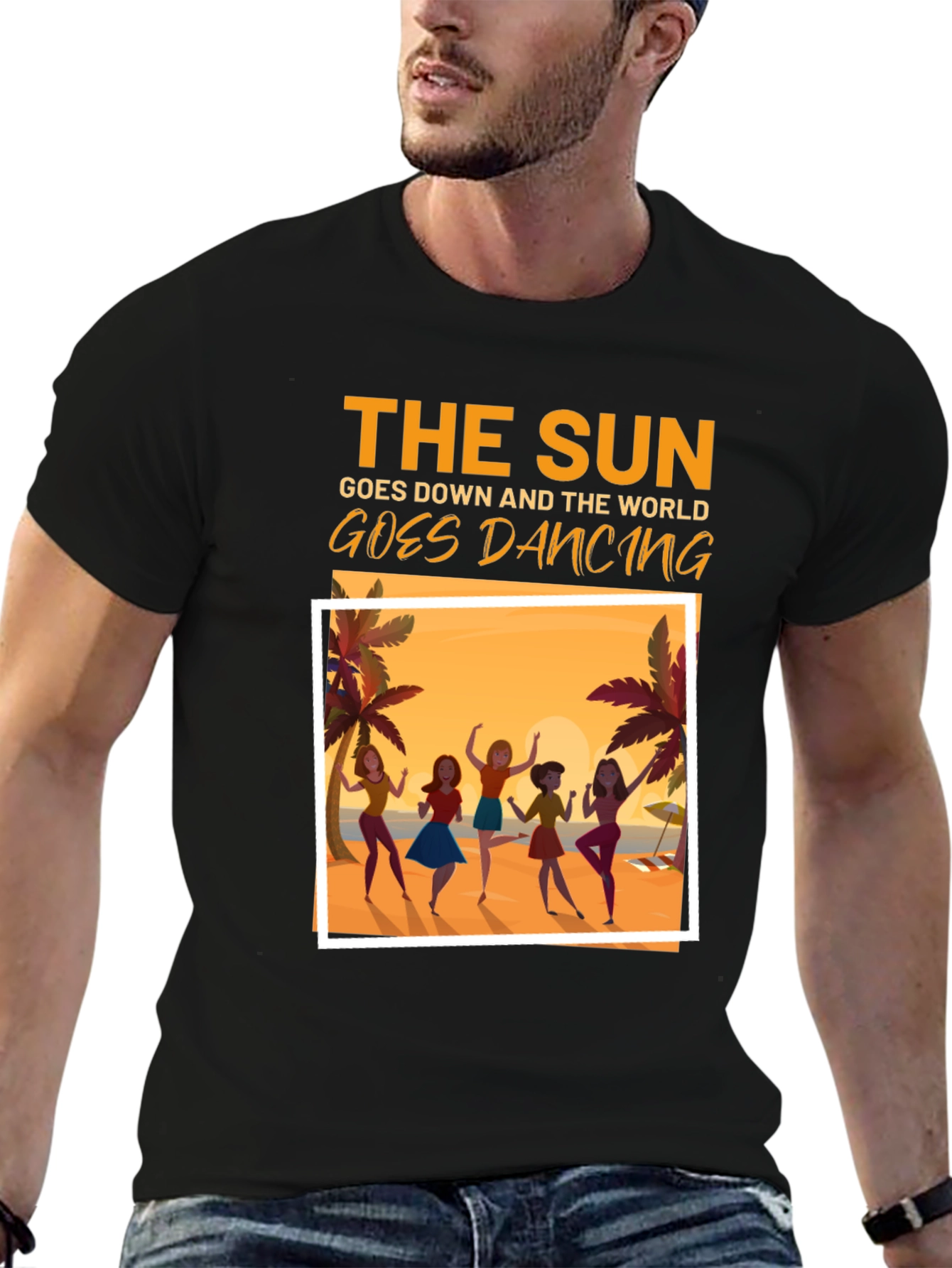 The Sun Goes Down Dancing Graphic Tee