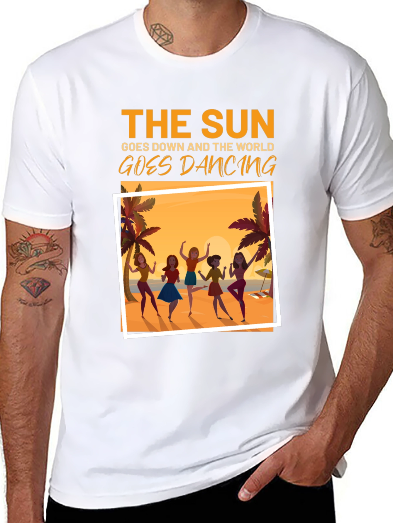 The Sun Goes Down Dancing Graphic Tee