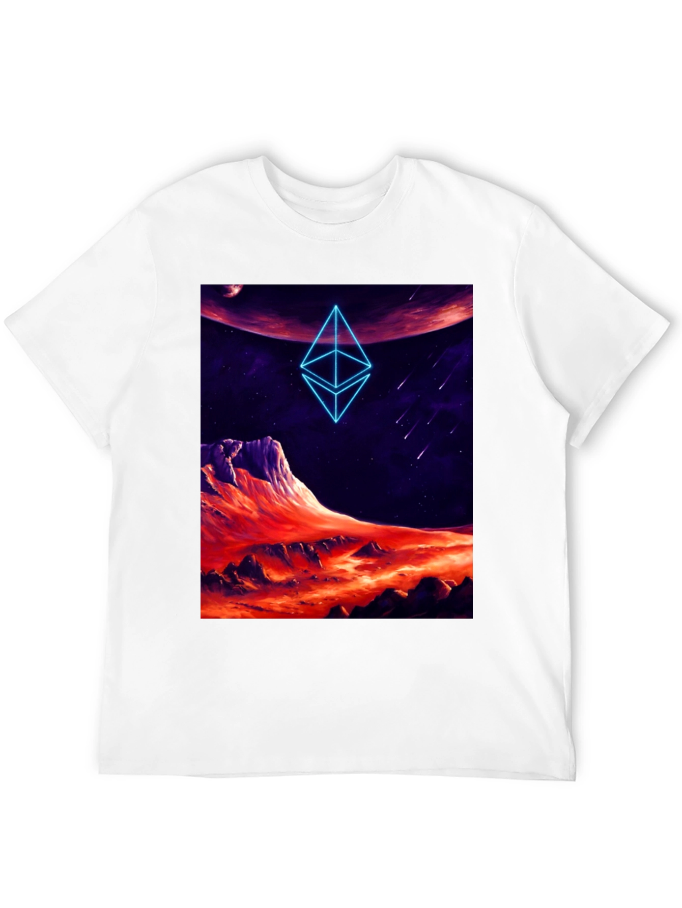 Ethereum Planet Black T-Shirt