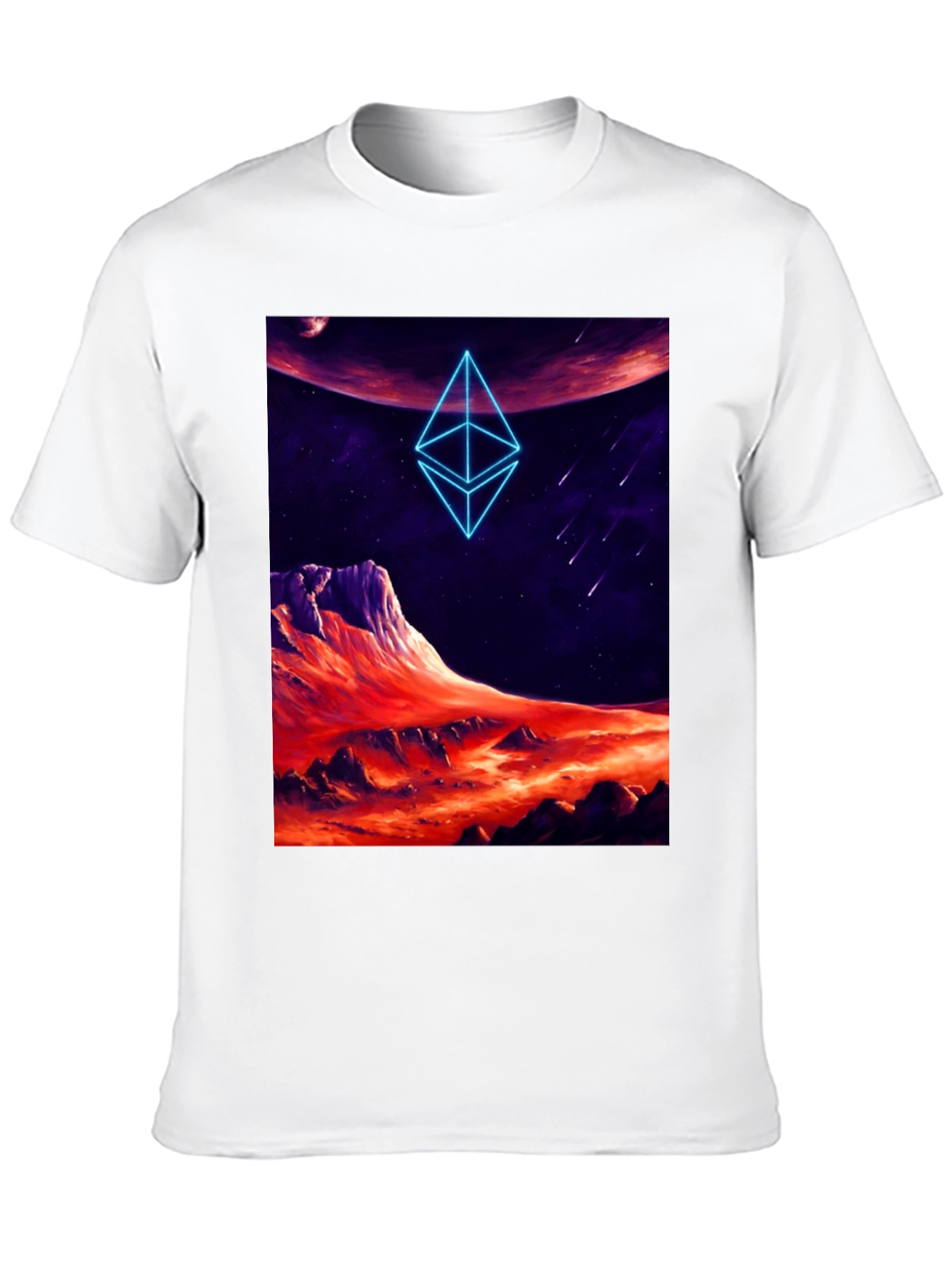Ethereum Planet Black T-Shirt