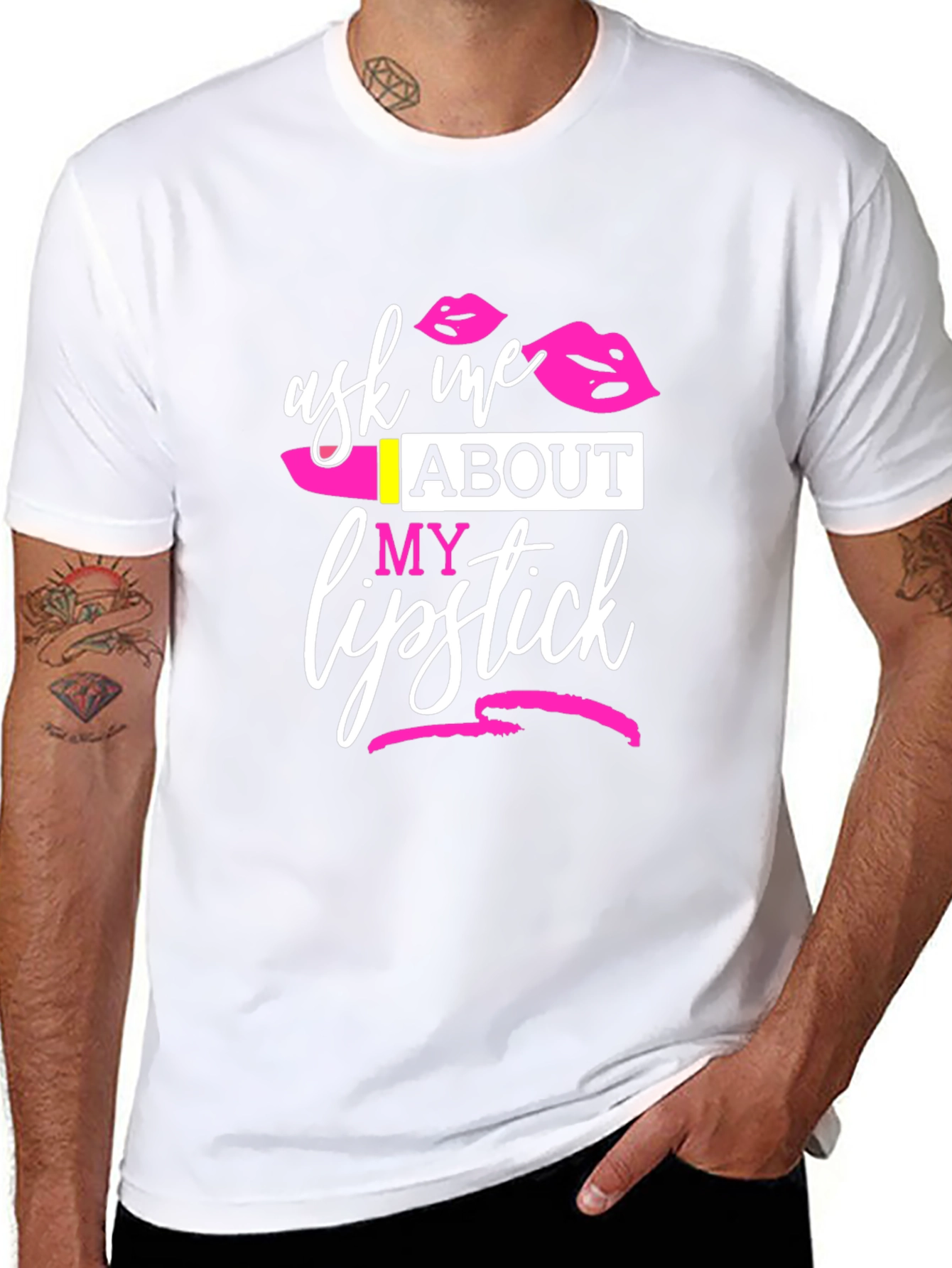 Ask Me About My Lipstick T-Shirt