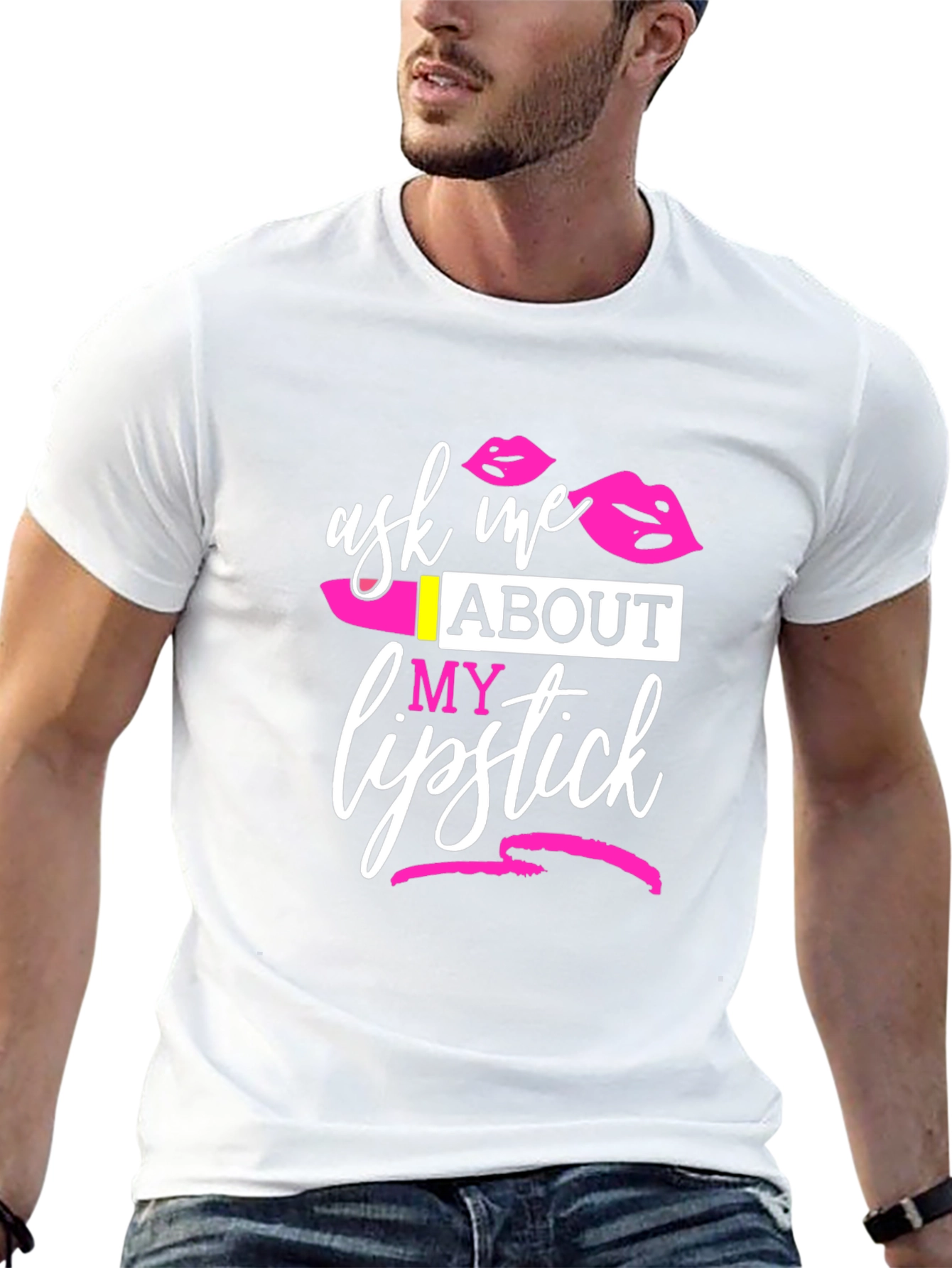 Ask Me About My Lipstick T-Shirt