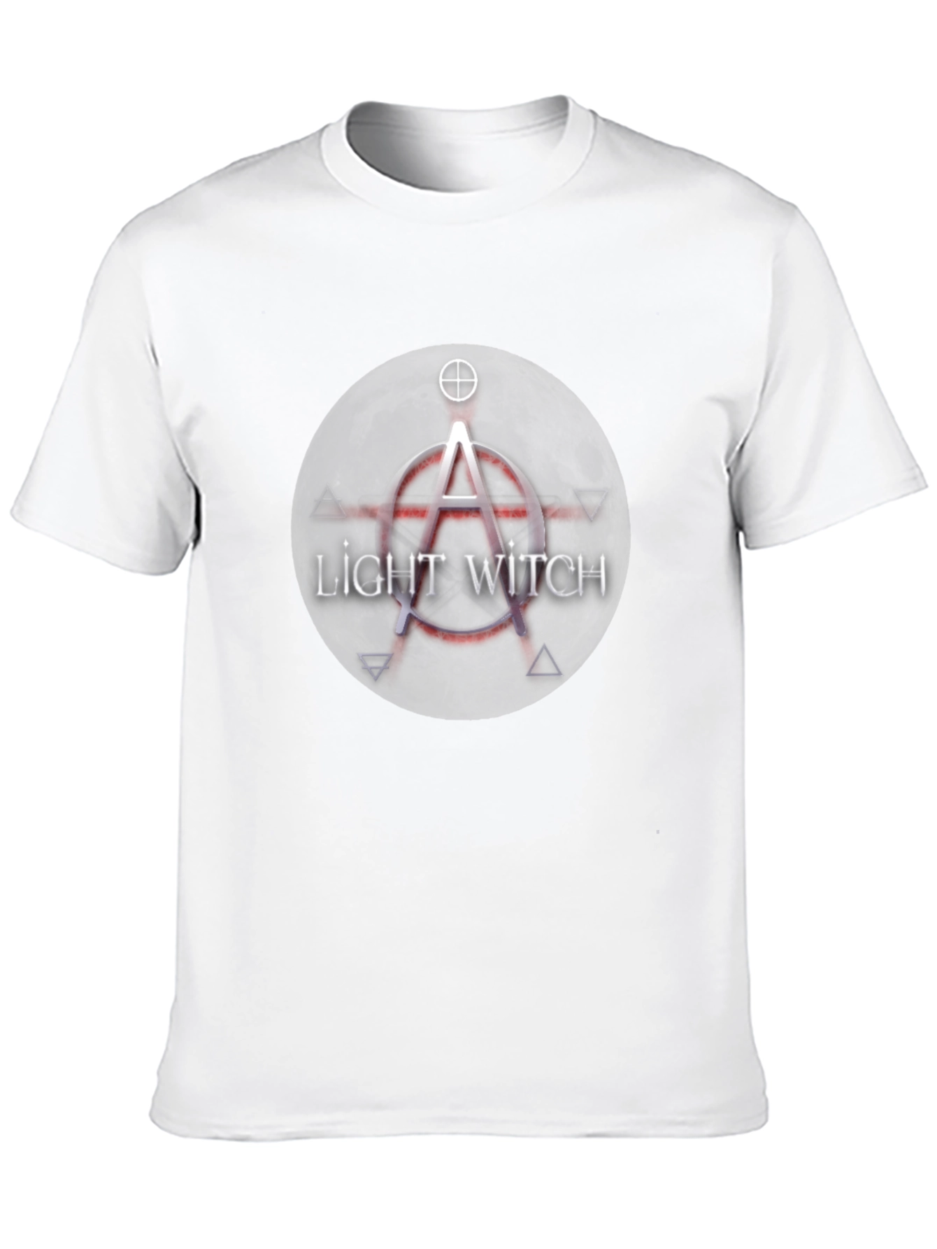 Light Witch Graphic Tee - Black Cotton T-Shirt