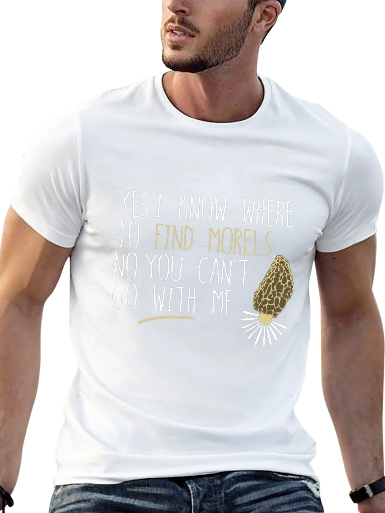 Morels Hunting T-Shirt - Funny Mushroom Hunter Tee