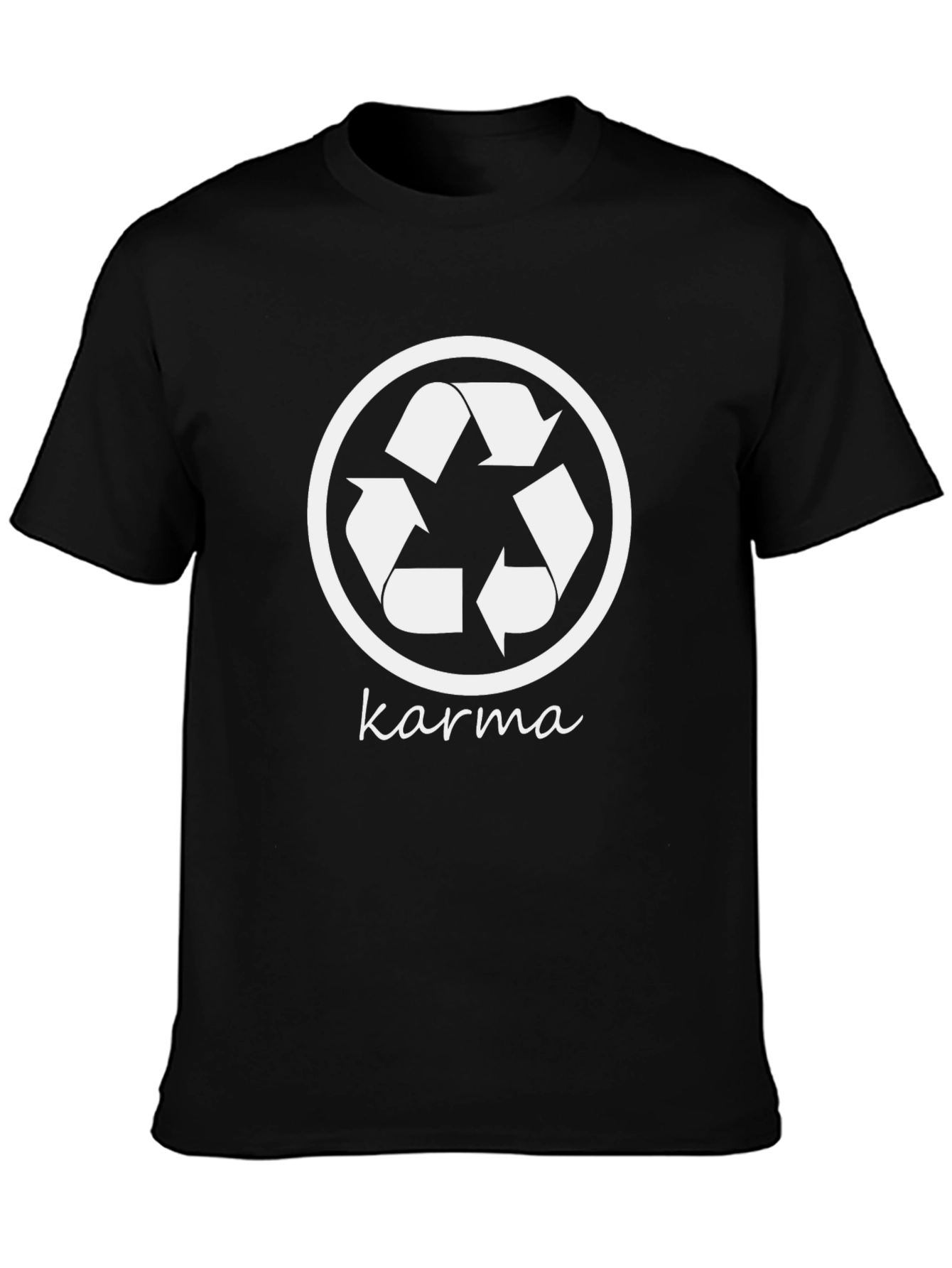 Karma Recycle Symbol Graphic T-Shirt