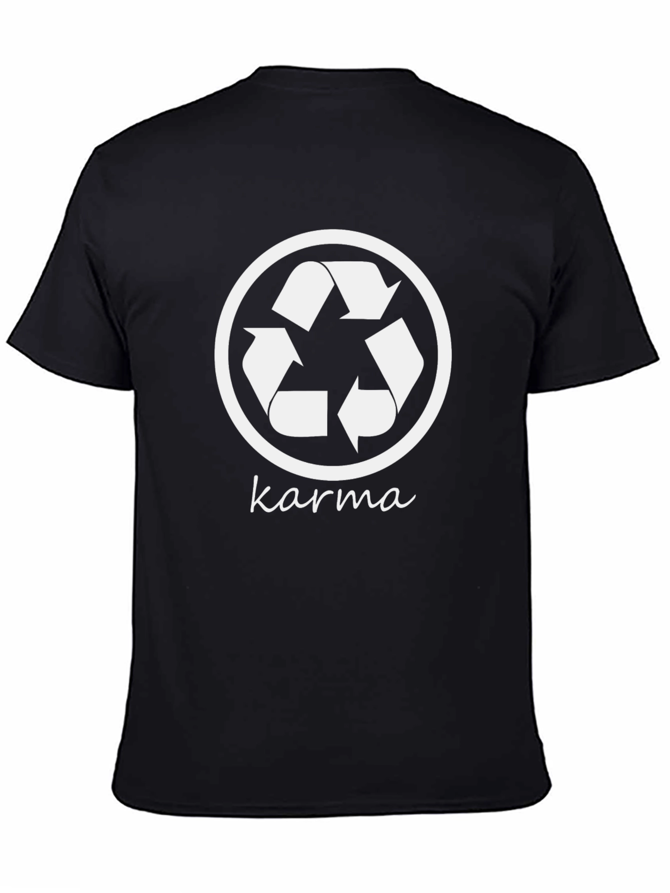 Karma Recycle Symbol Graphic T-Shirt