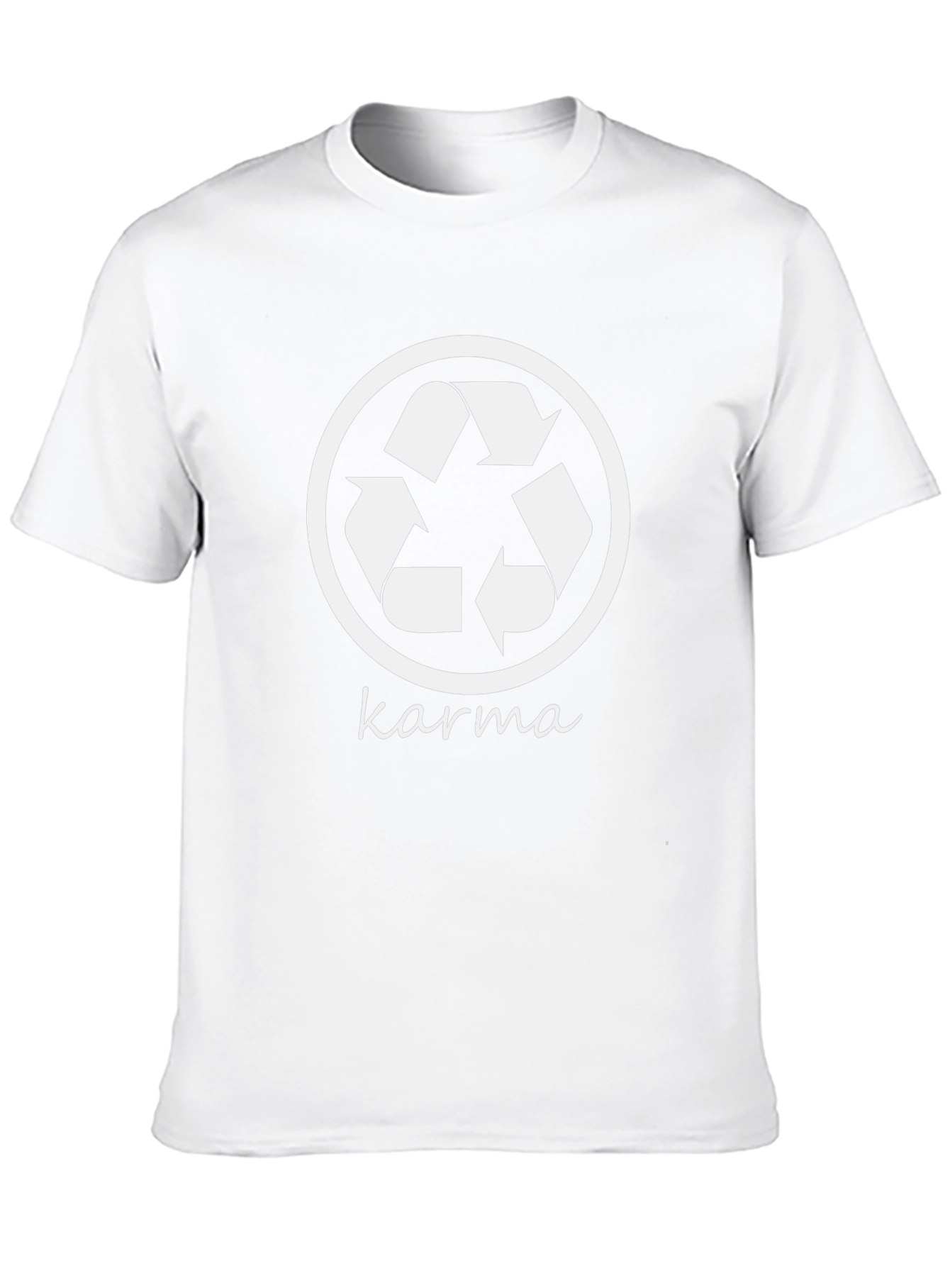 Karma Recycle Symbol Graphic T-Shirt