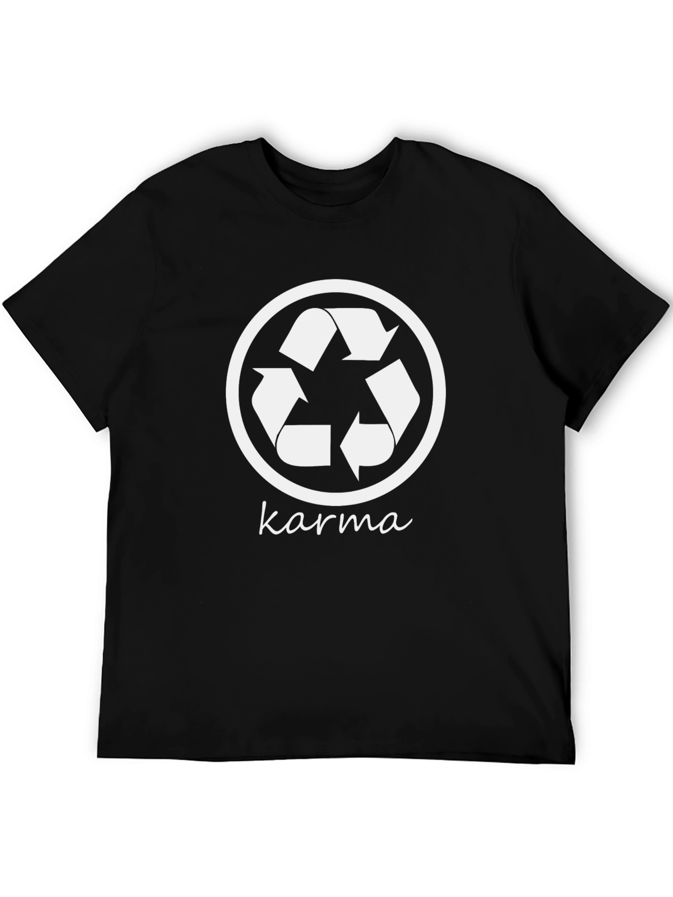 Karma Recycle Symbol Graphic T-Shirt