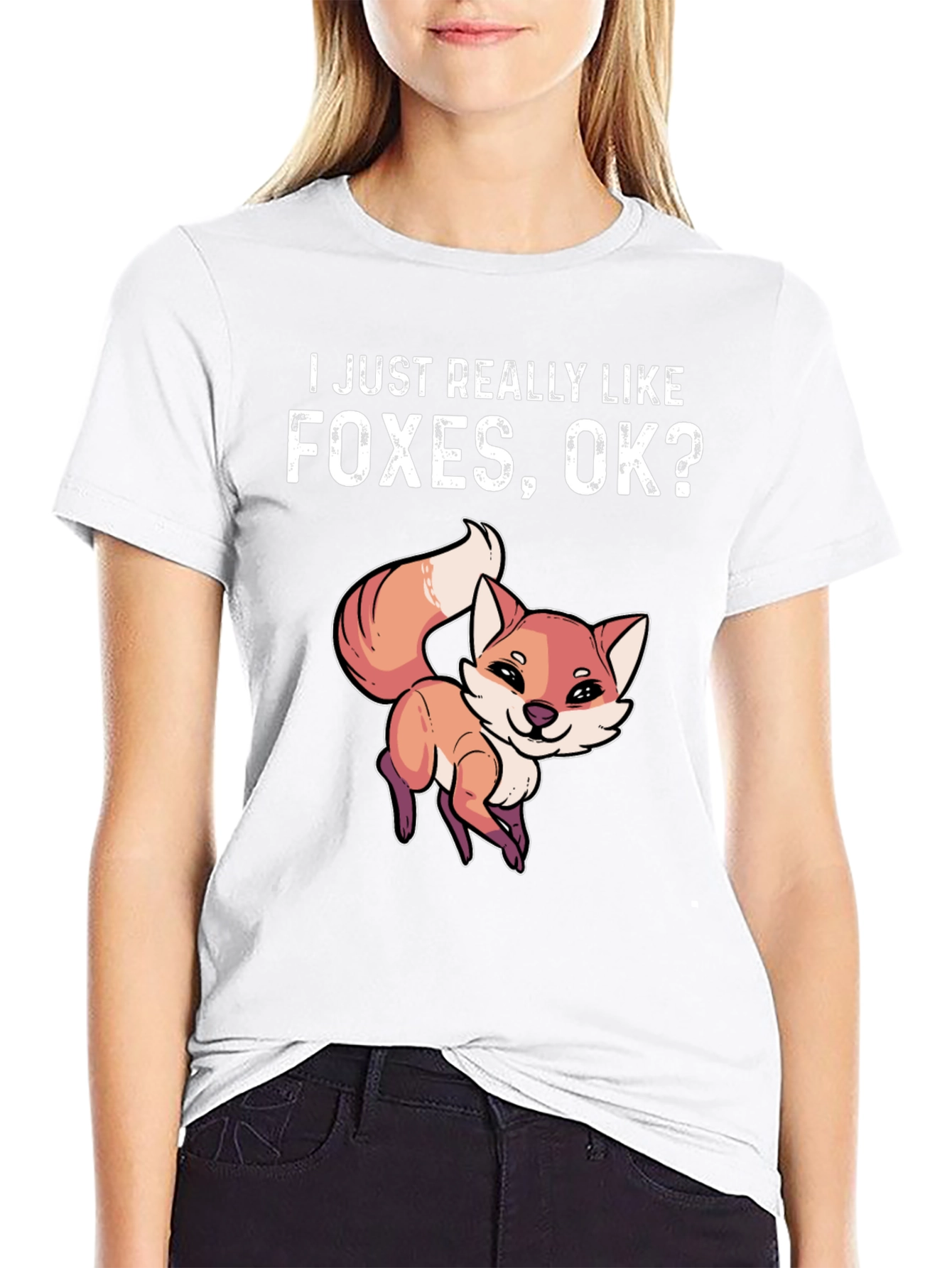 I Just Really Like Foxes OK? Graphic T-Shirt