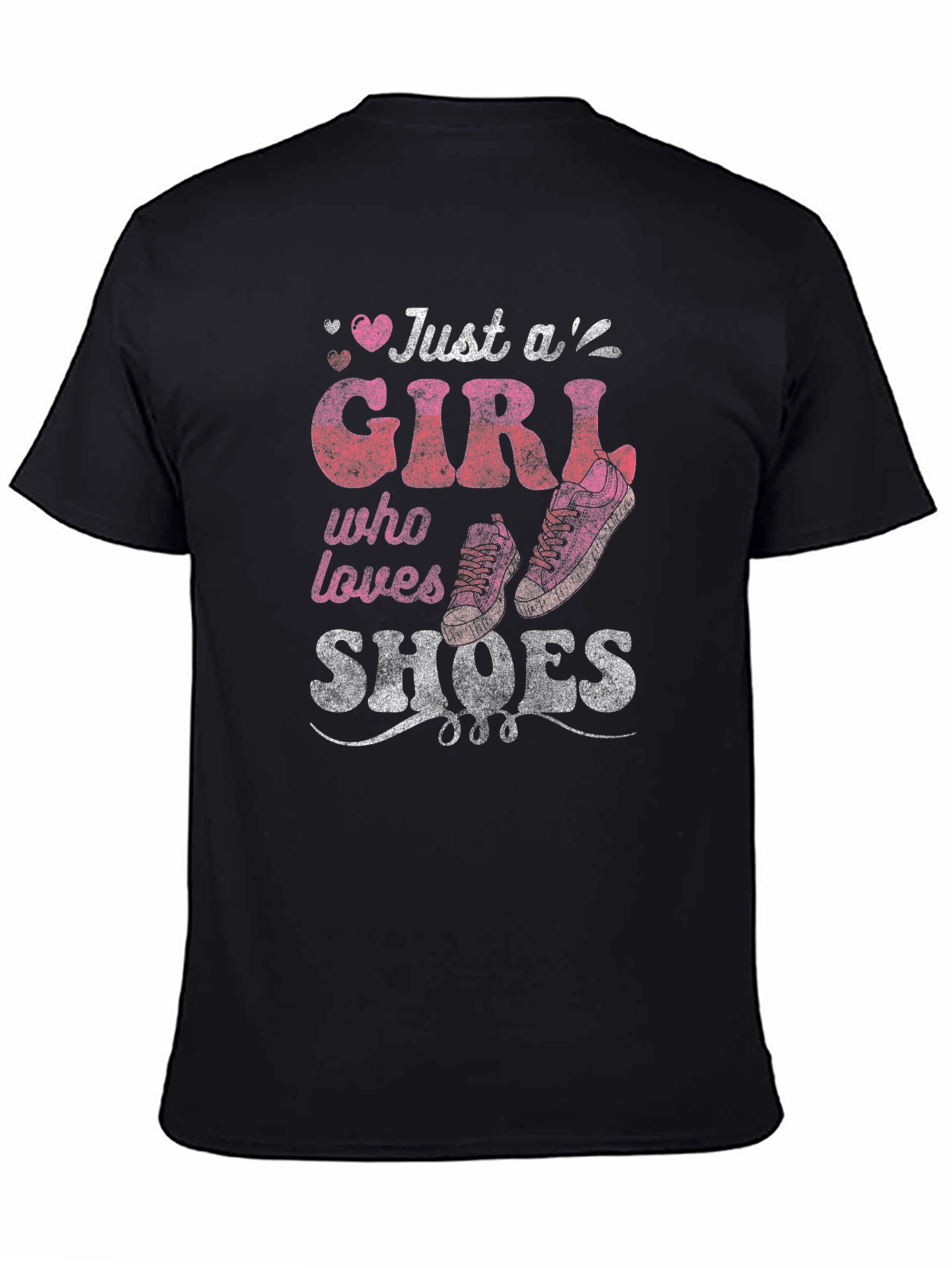 Just A Girl Who Loves Shoes Graphic T-Shirt