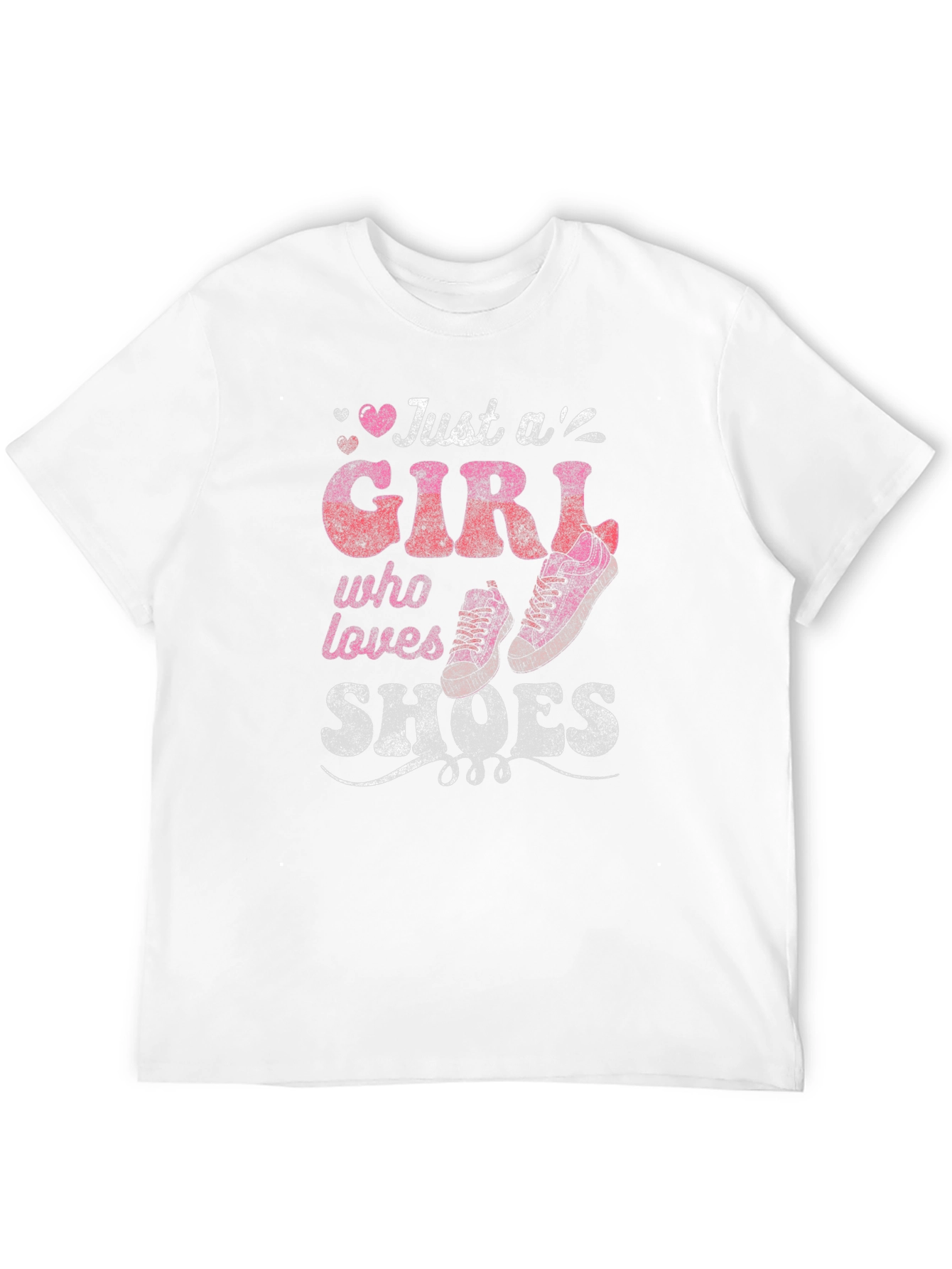Just A Girl Who Loves Shoes Graphic T-Shirt