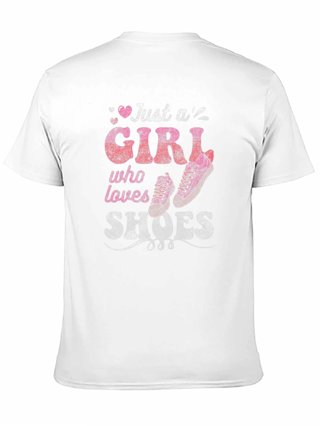 Just A Girl Who Loves Shoes Graphic T-Shirt