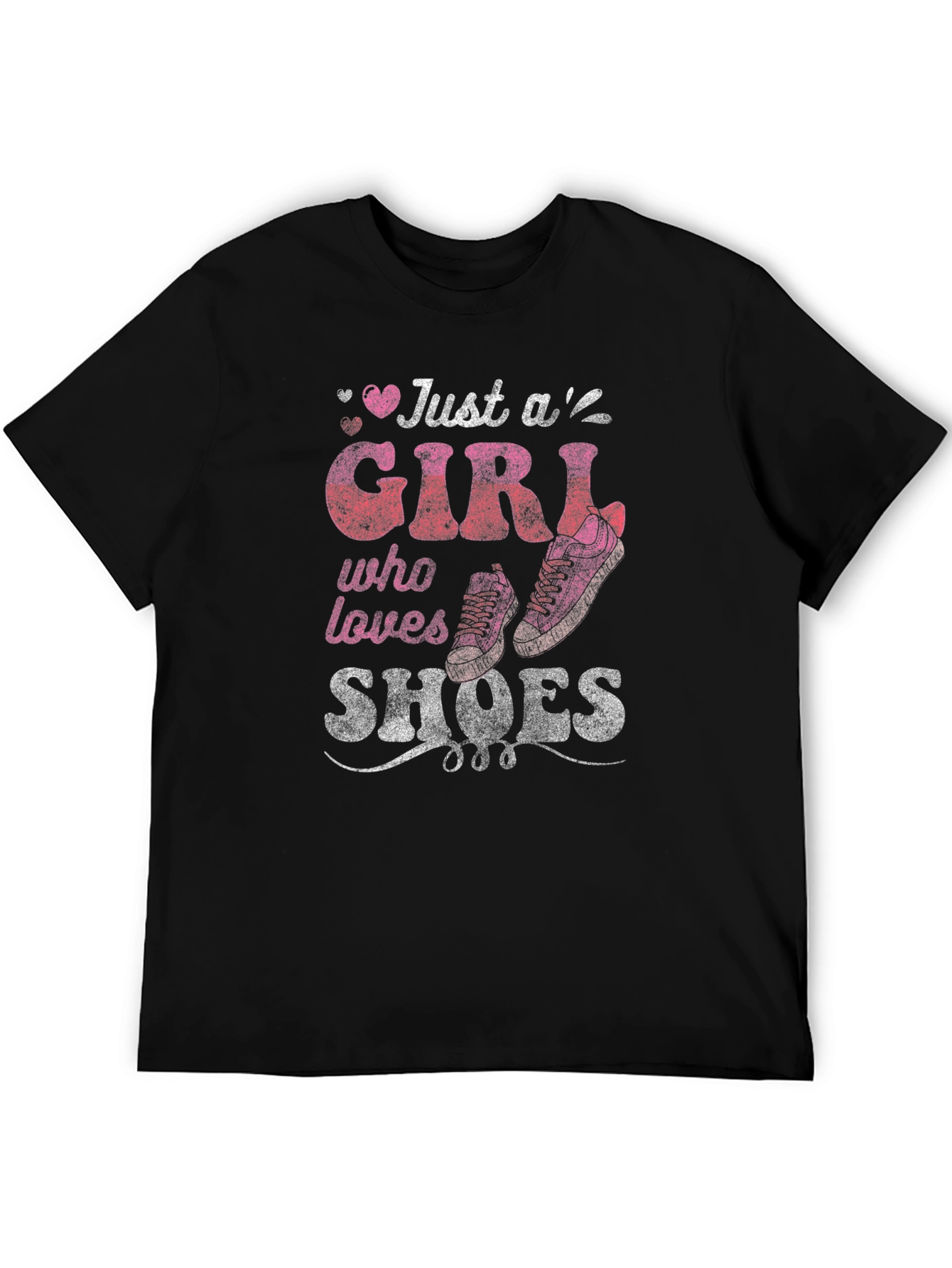 Just A Girl Who Loves Shoes Graphic T-Shirt