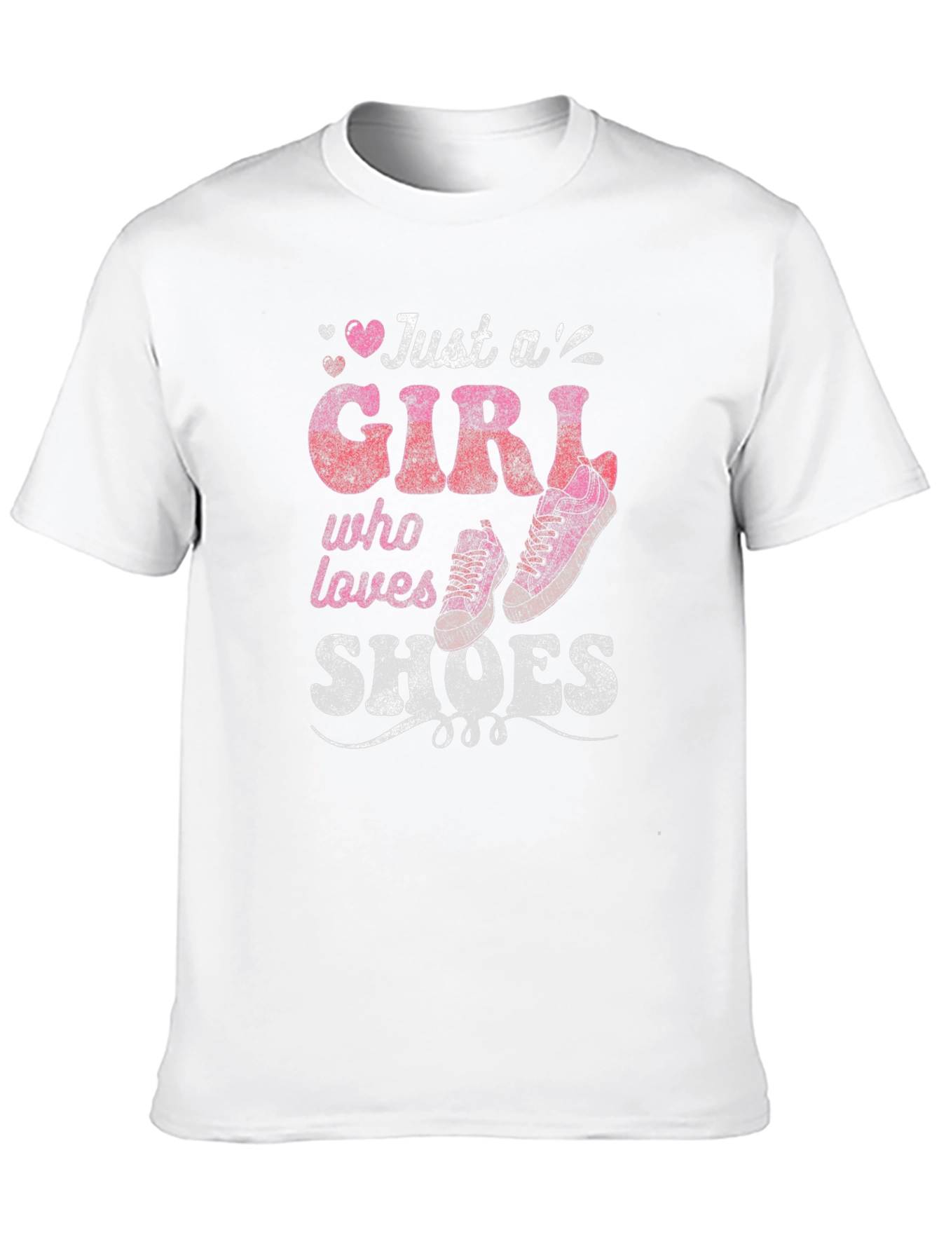 Just A Girl Who Loves Shoes Graphic T-Shirt