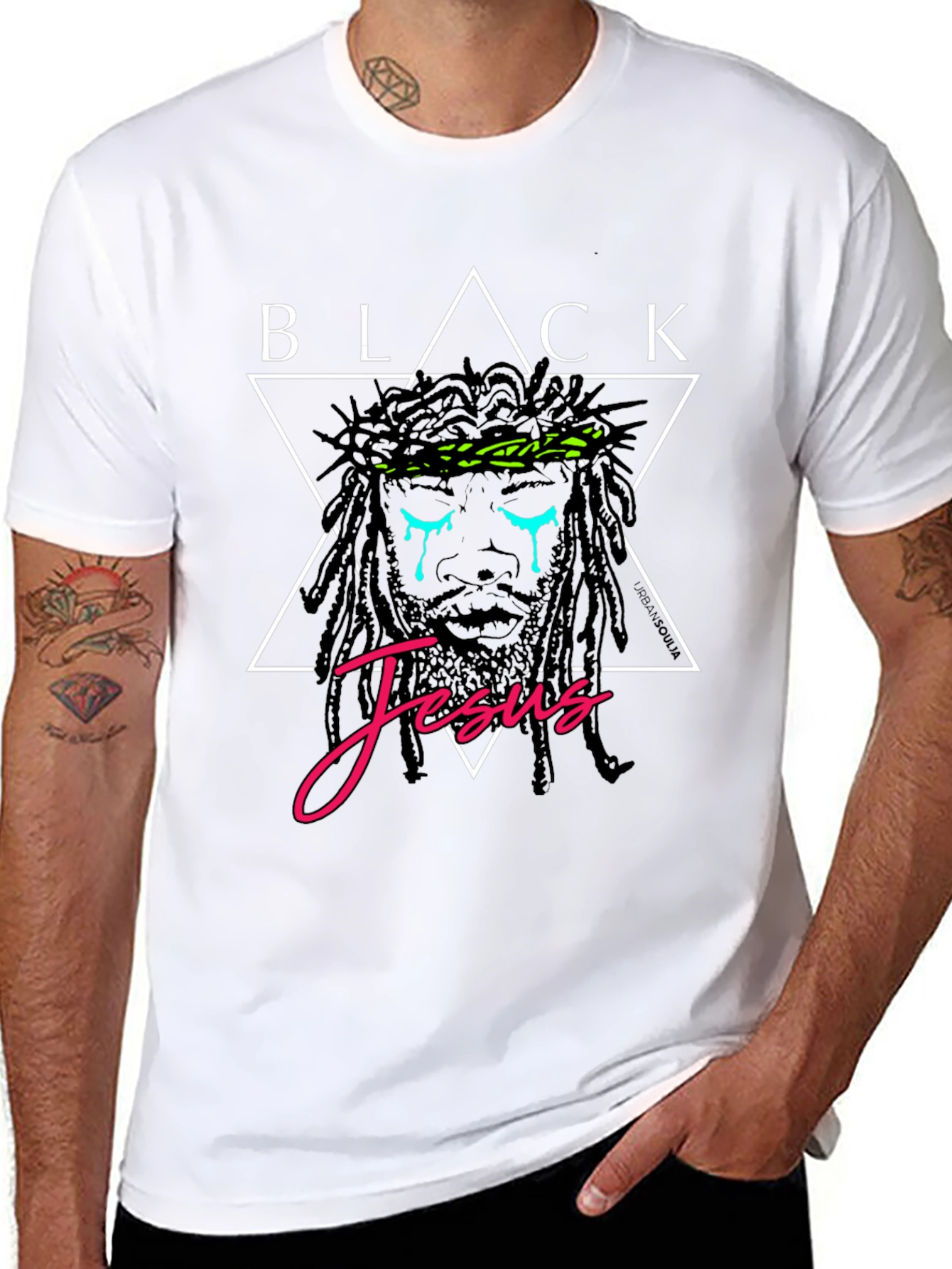 Black Jesus Graphic T-Shirt