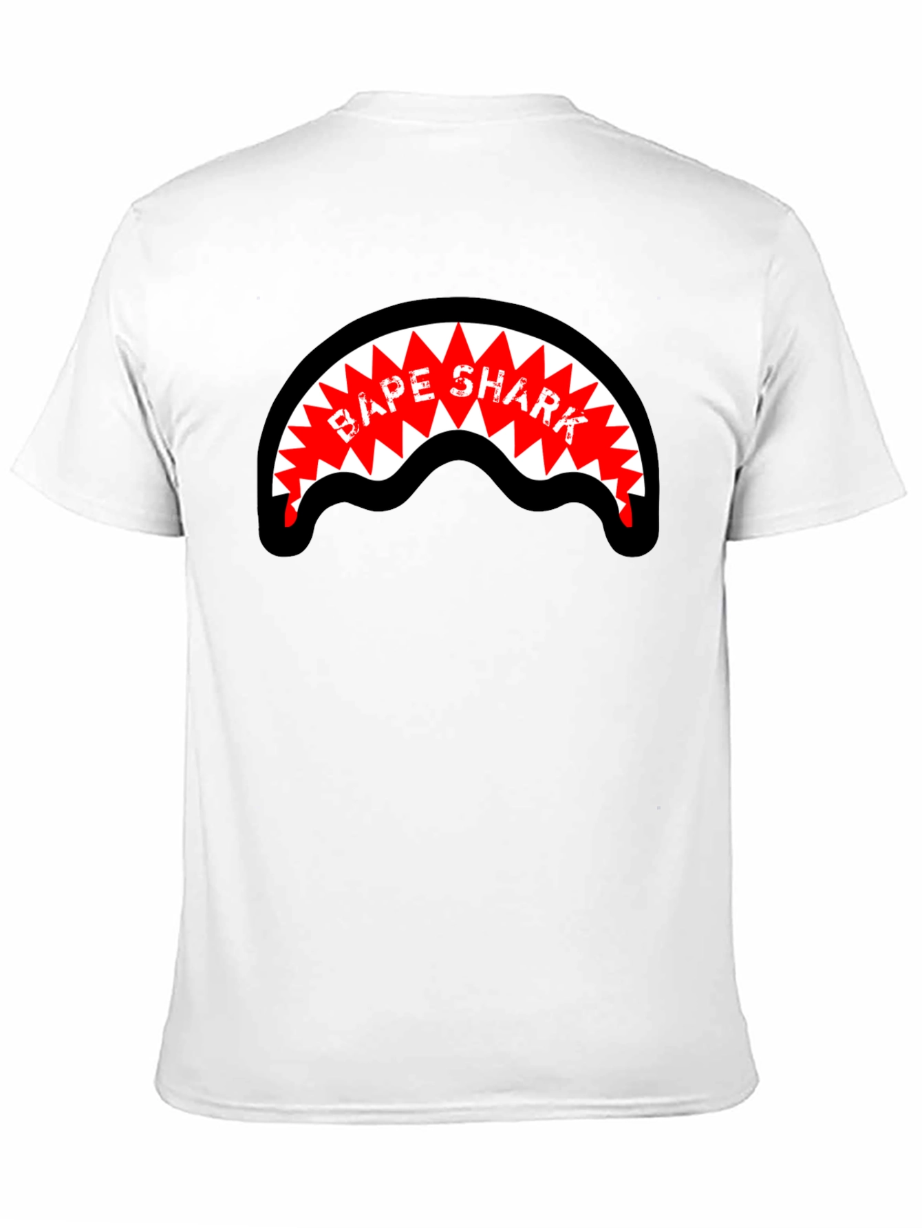 BAPE Shark Graphic Black Tee