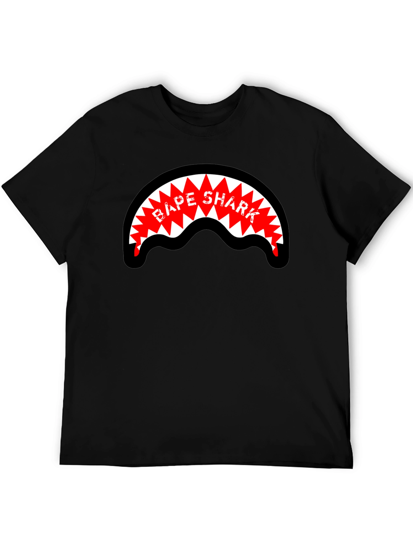BAPE Shark Graphic Black Tee