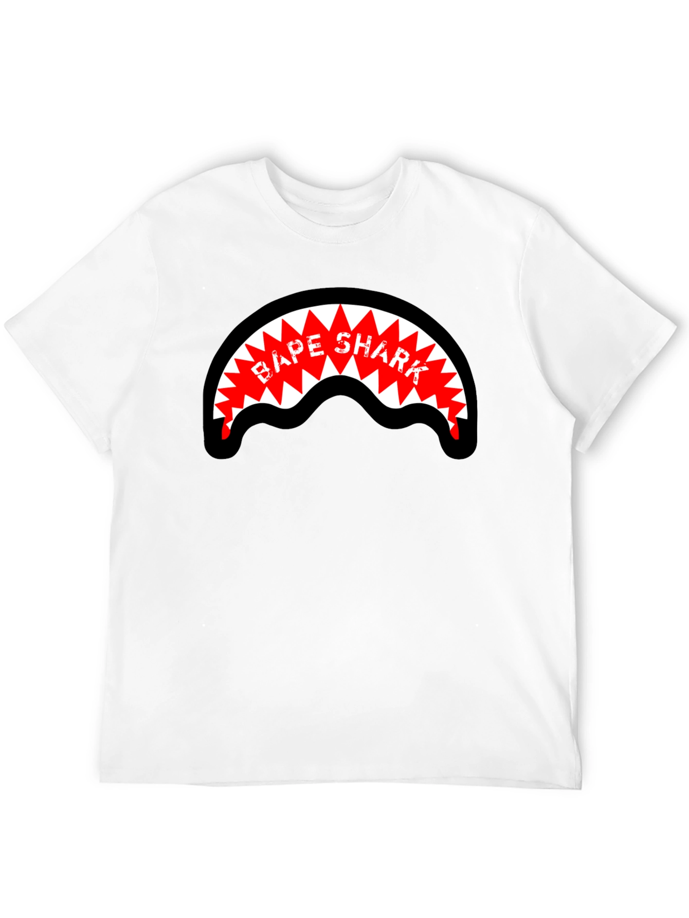 BAPE Shark Graphic Black Tee