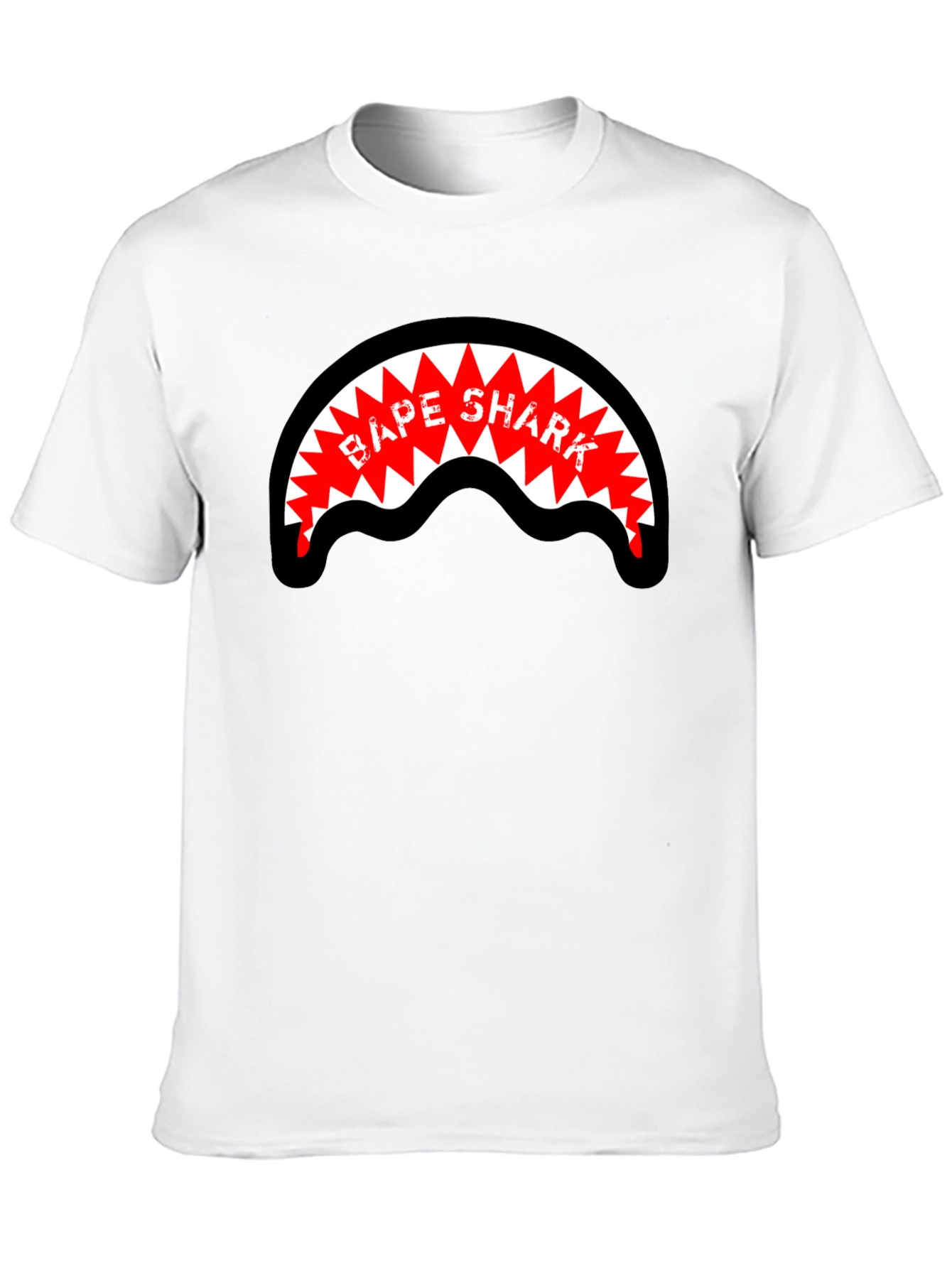 BAPE Shark Graphic Black Tee