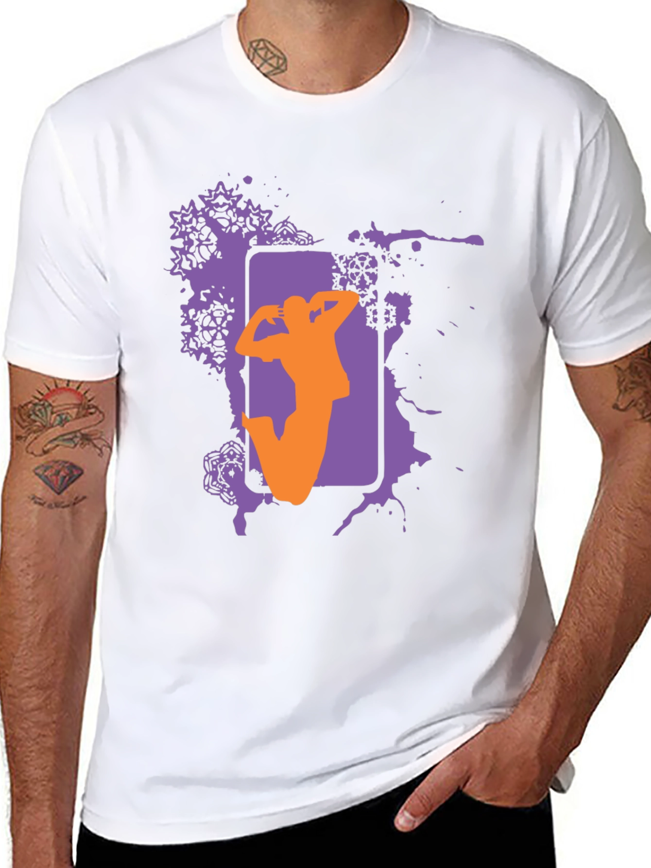 Graphic Tee - Man in Motion Design