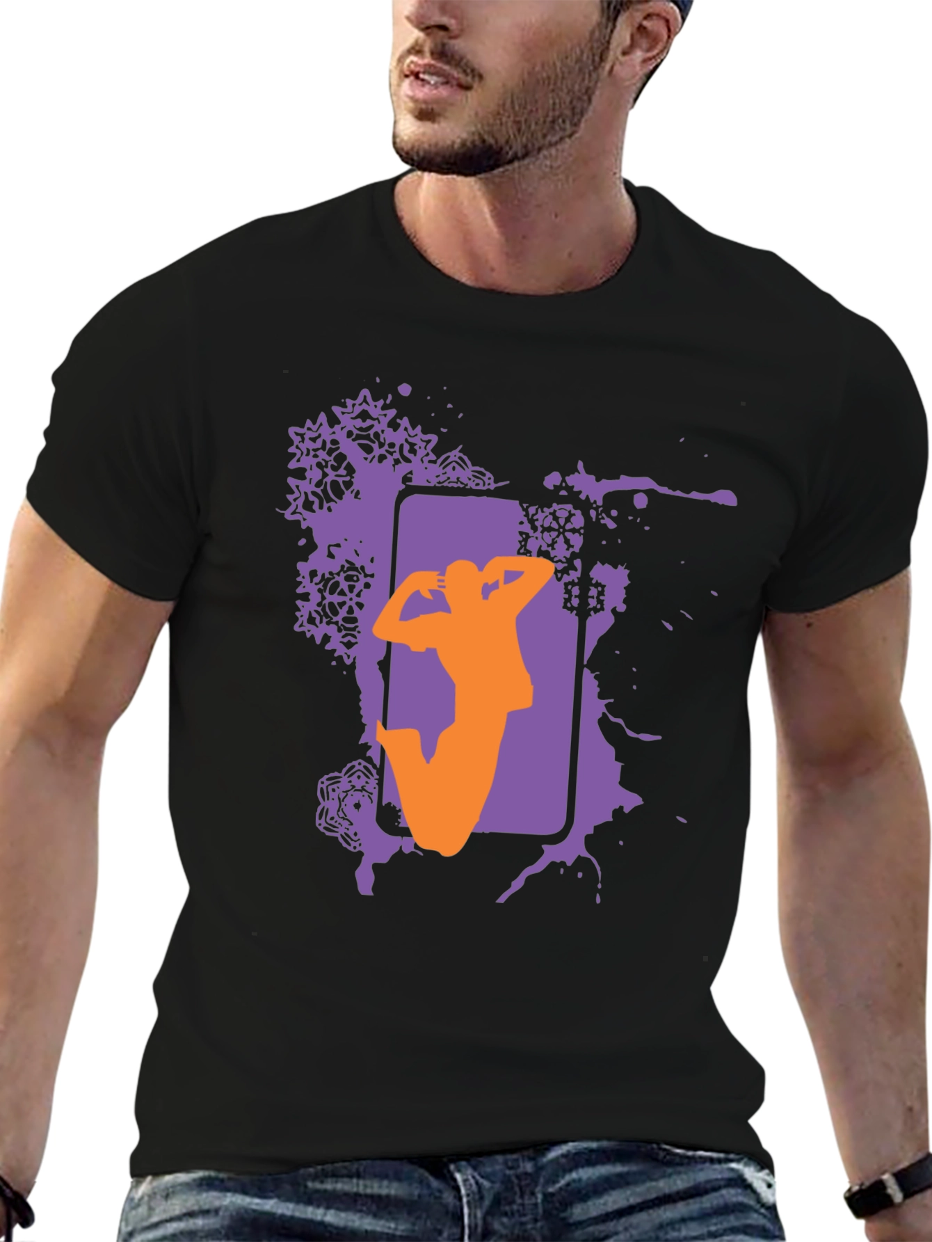Graphic Tee - Man in Motion Design