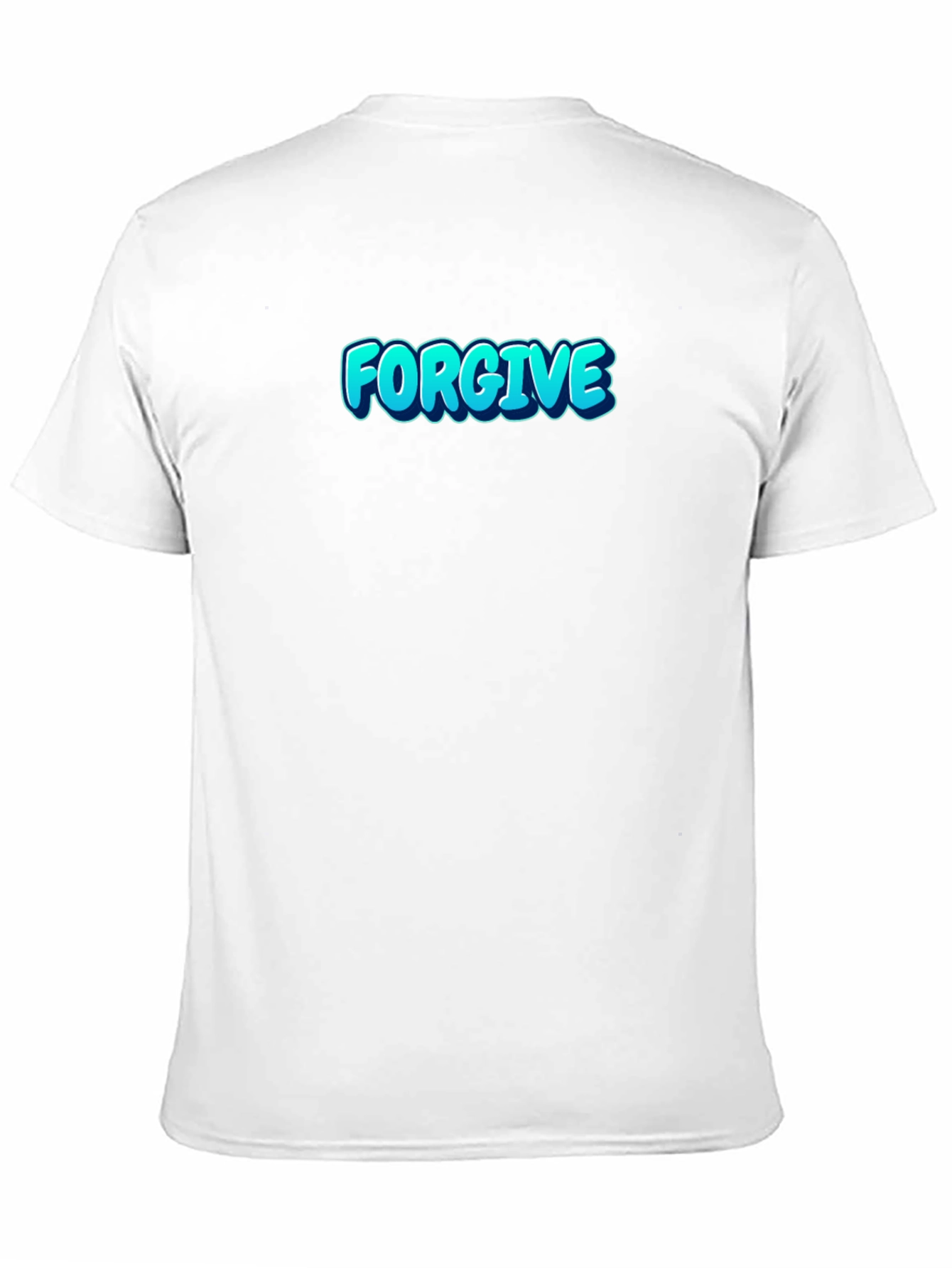 Forgive Graphic Print Black T-Shirt