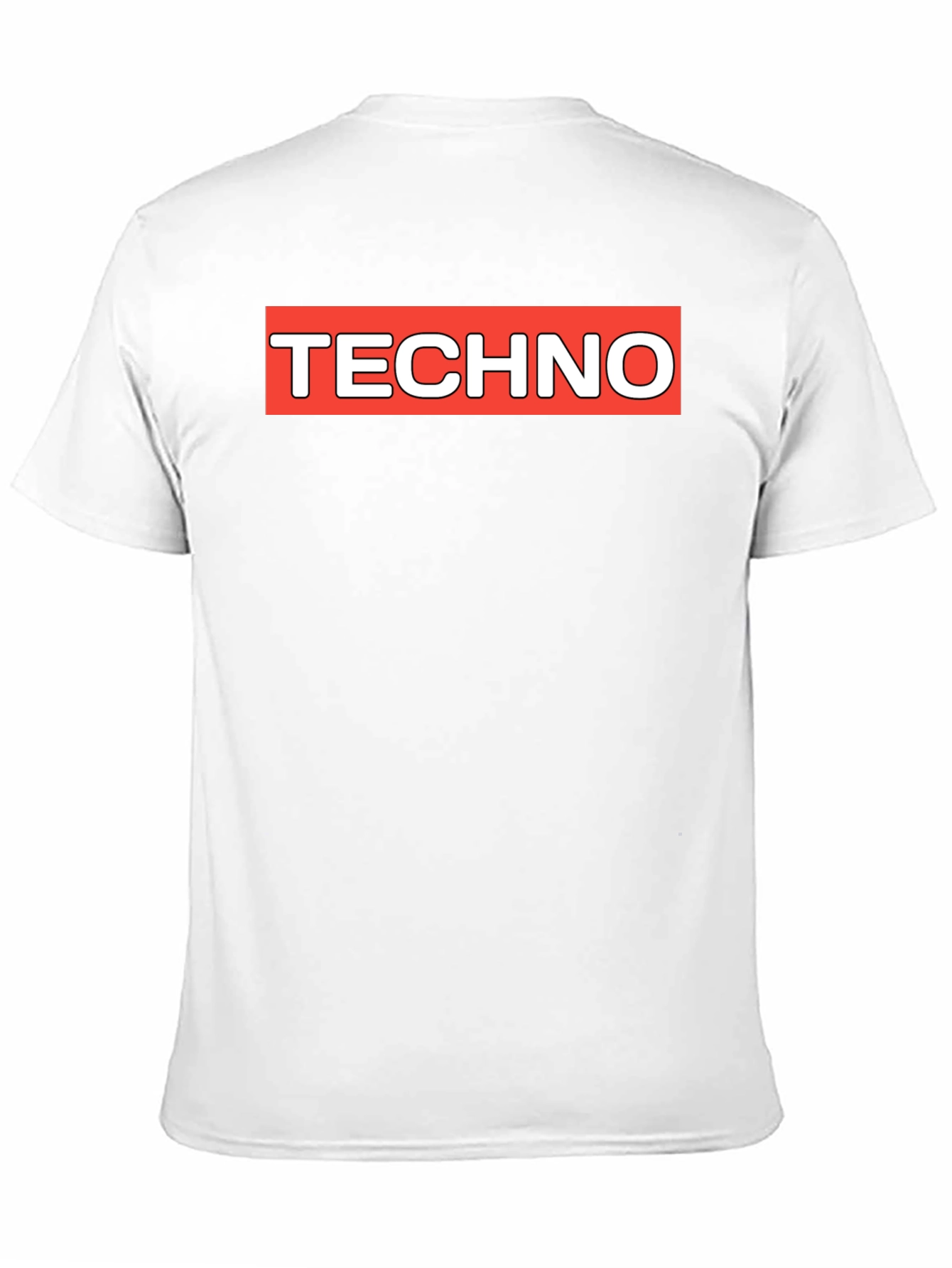 Techno Graphic Tee - Classic Black Crew Neck